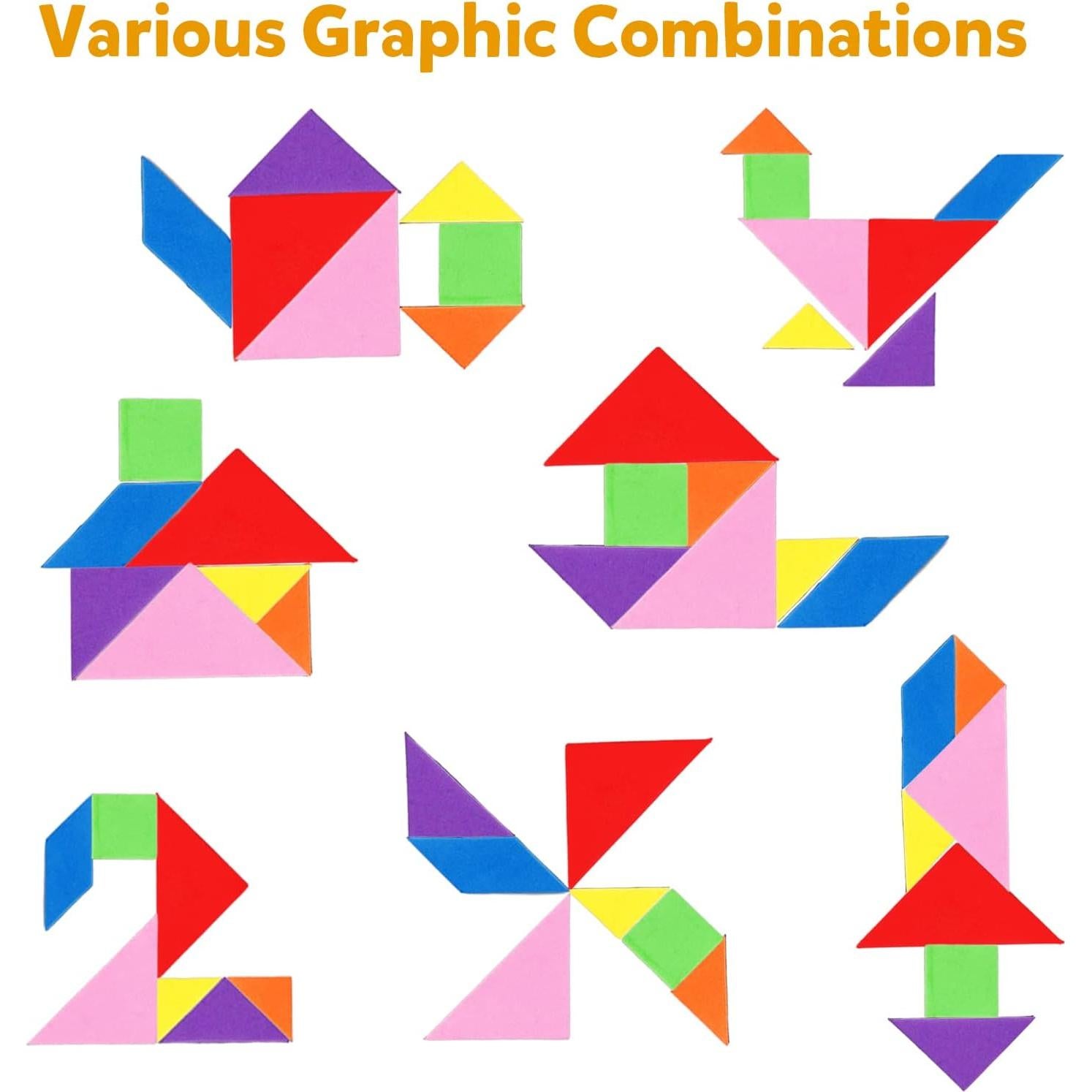 Rompecabezas Tangram Magnético de Viaje Kizh - 240 Patrones