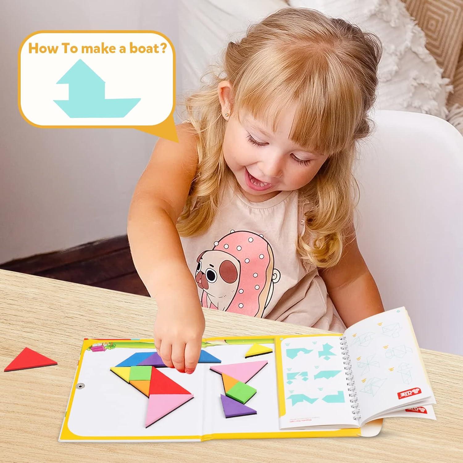 Rompecabezas Tangram Magnético de Viaje Kizh - 240 Patrones