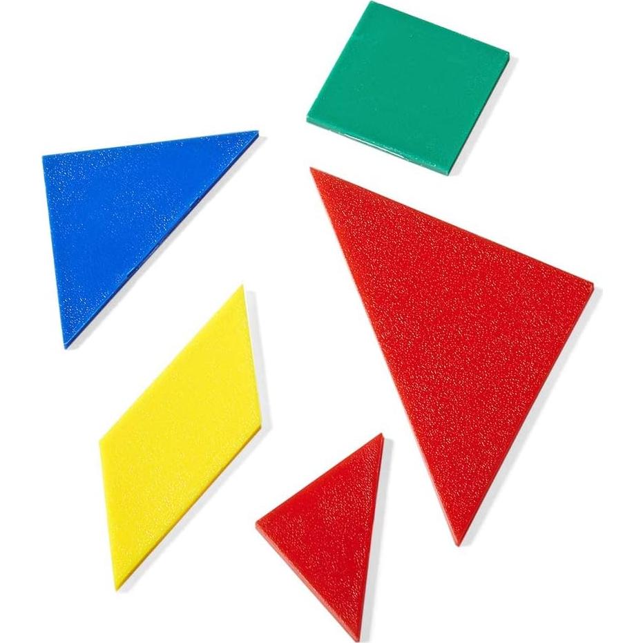 Tangram de Plástico ETA hand2mind, Set de 4 Piezas