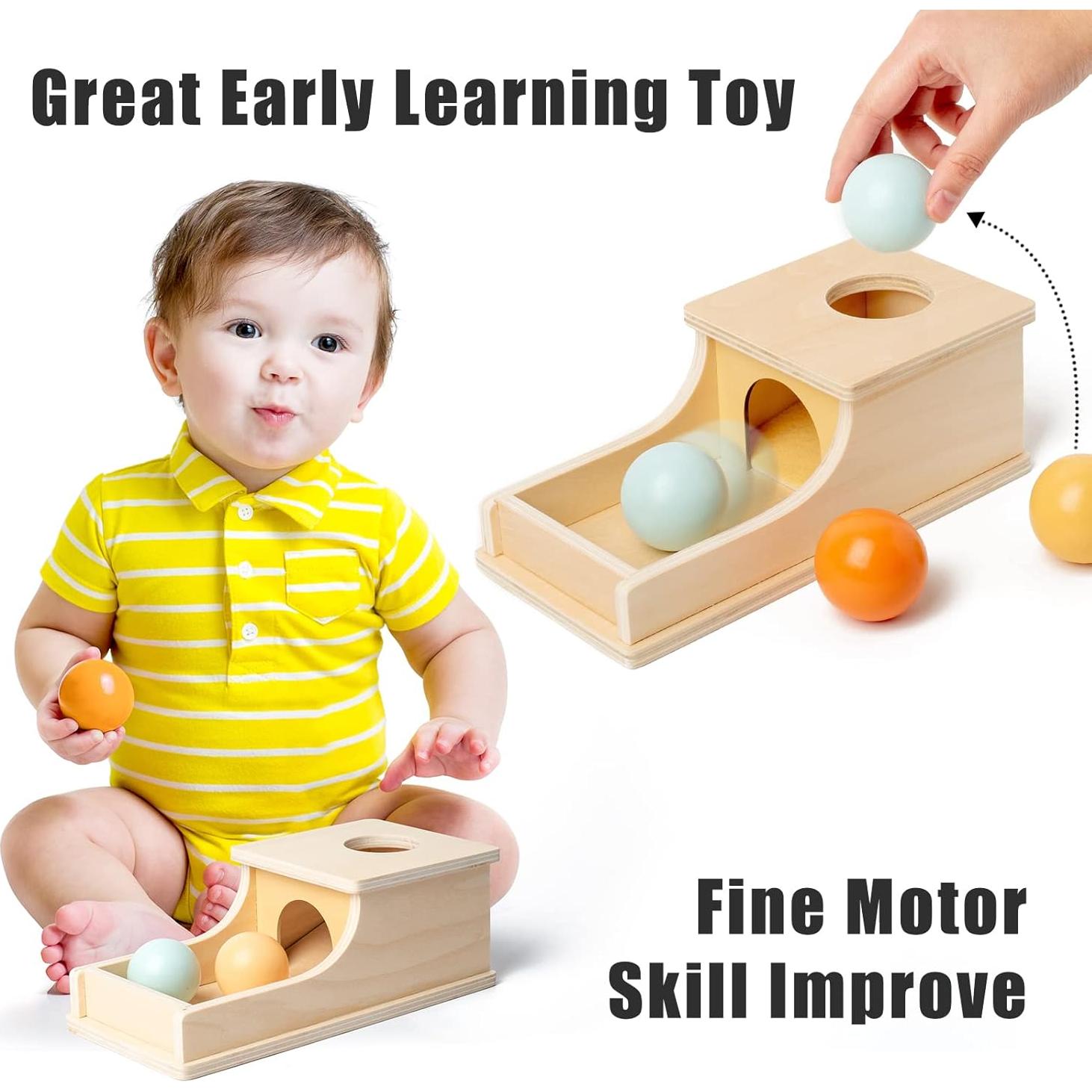 Caja de Permanencia de Objetos Yourun para Bebés 6-36 Meses