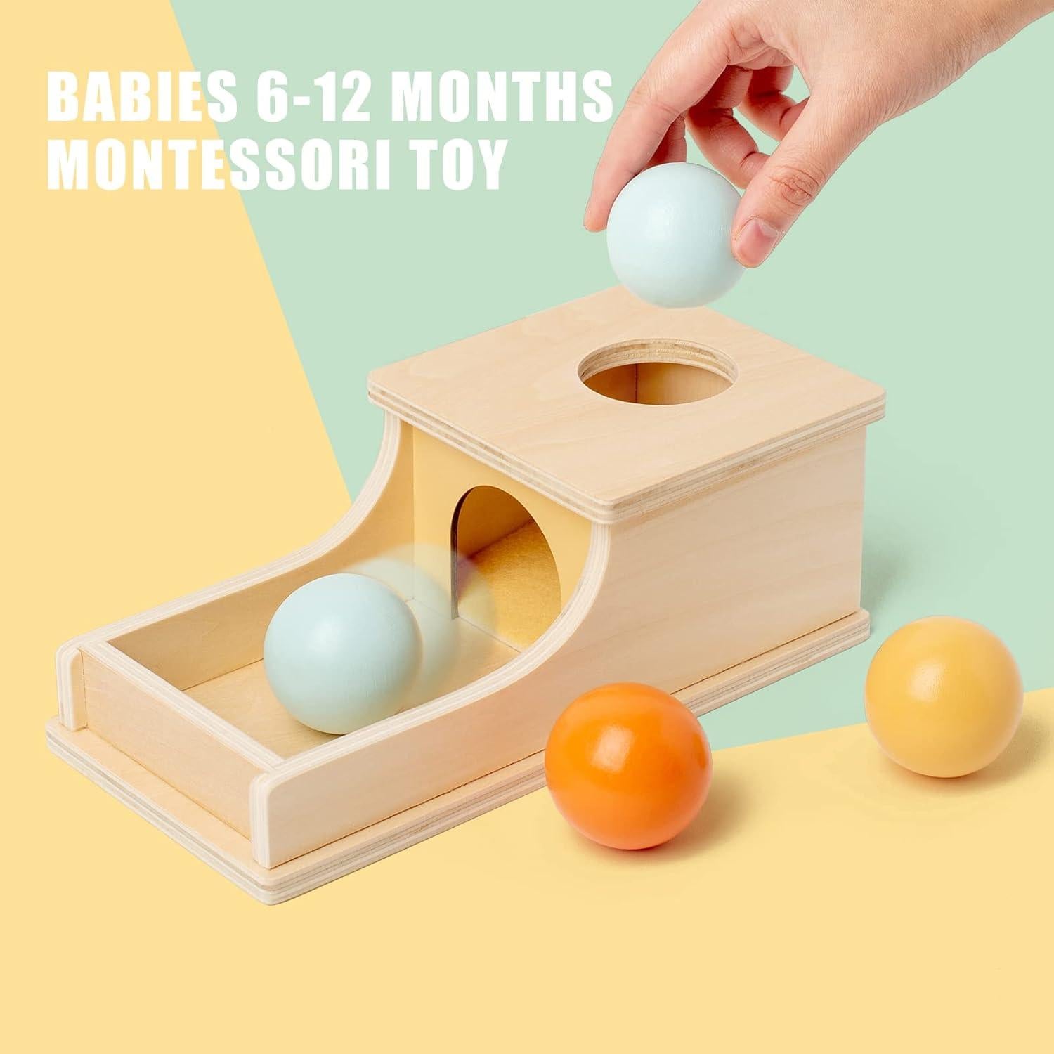 Caja de Permanencia de Objetos Yourun para Bebés 6-36 Meses