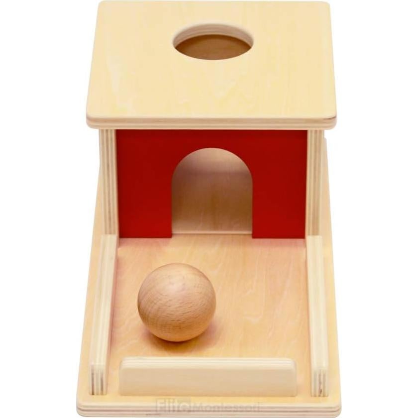 Caja de Permanencia de Objetos Elite Montessori con Bandeja