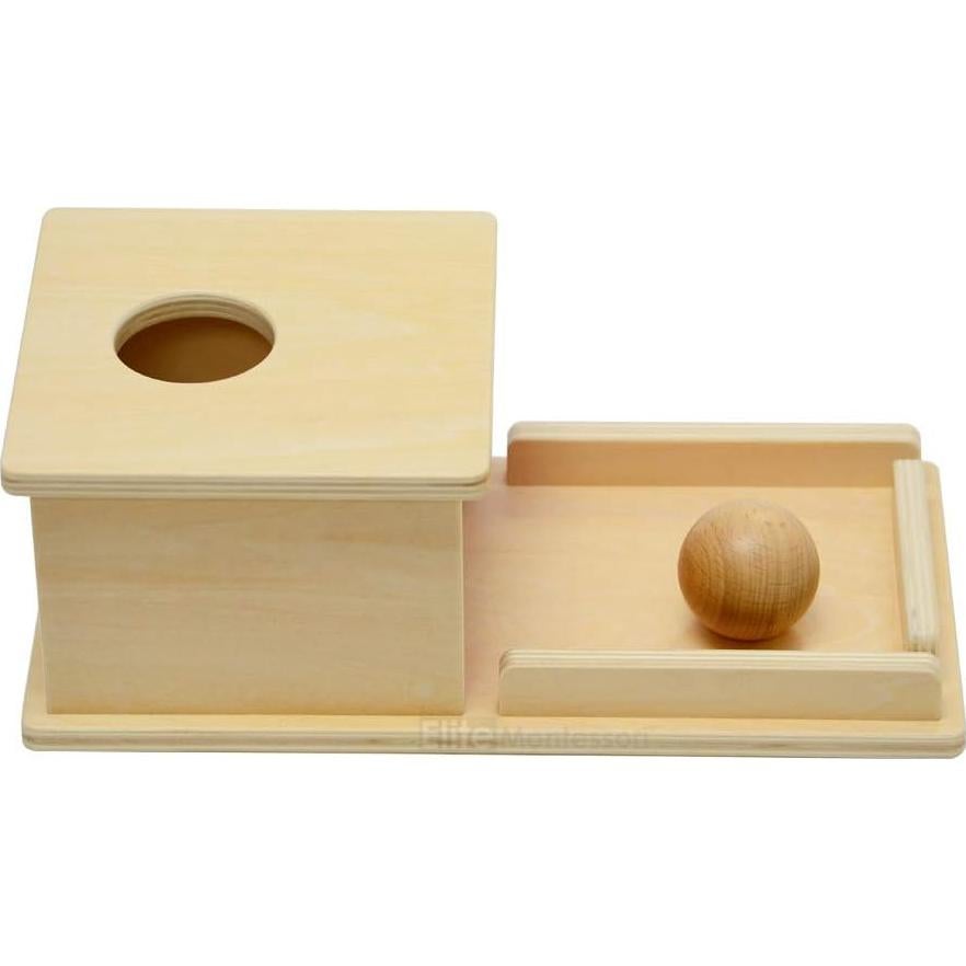 Caja de Permanencia de Objetos Elite Montessori con Bandeja