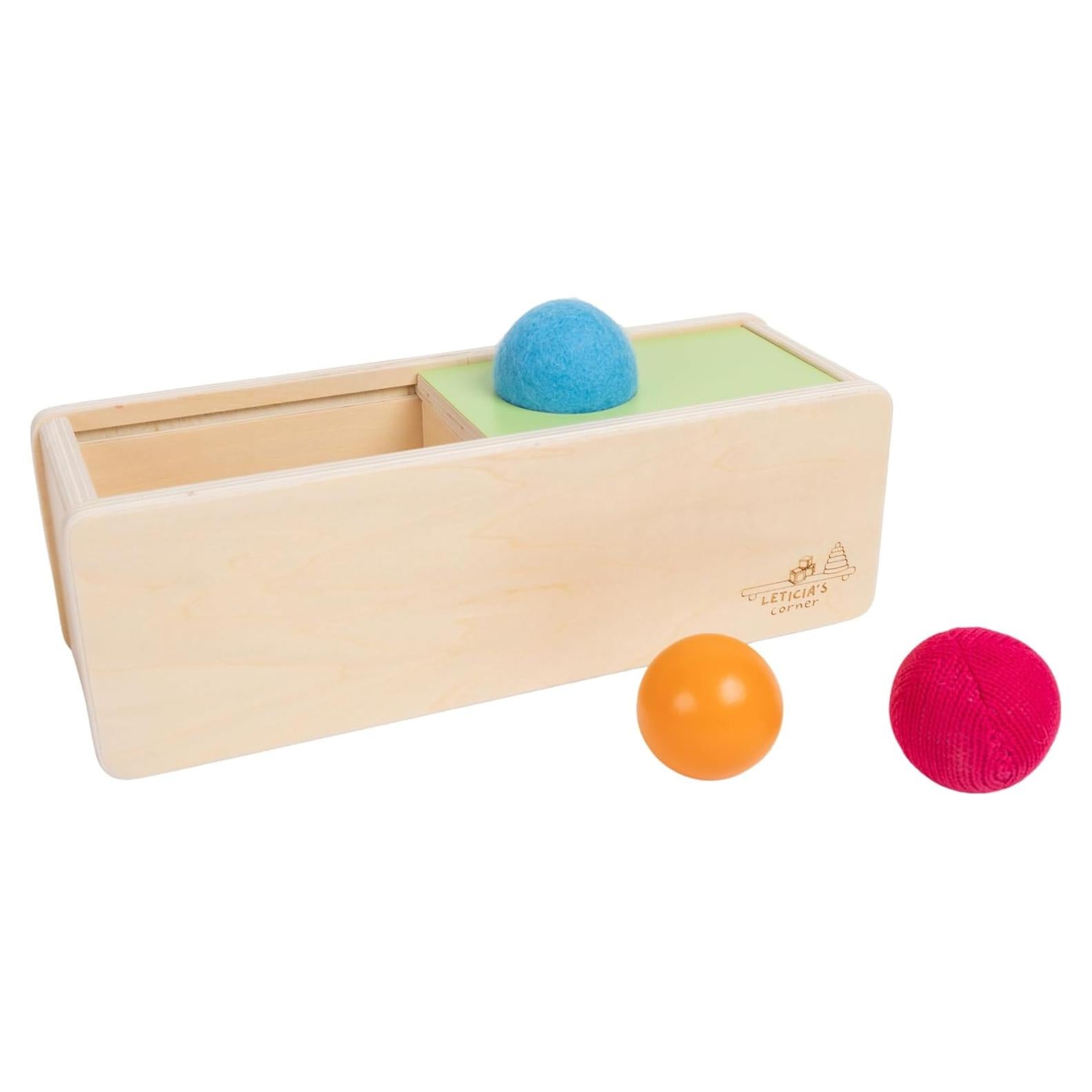 Caja Montessori de Permanencia de Objetos Leticia - Juguete 6+ meses