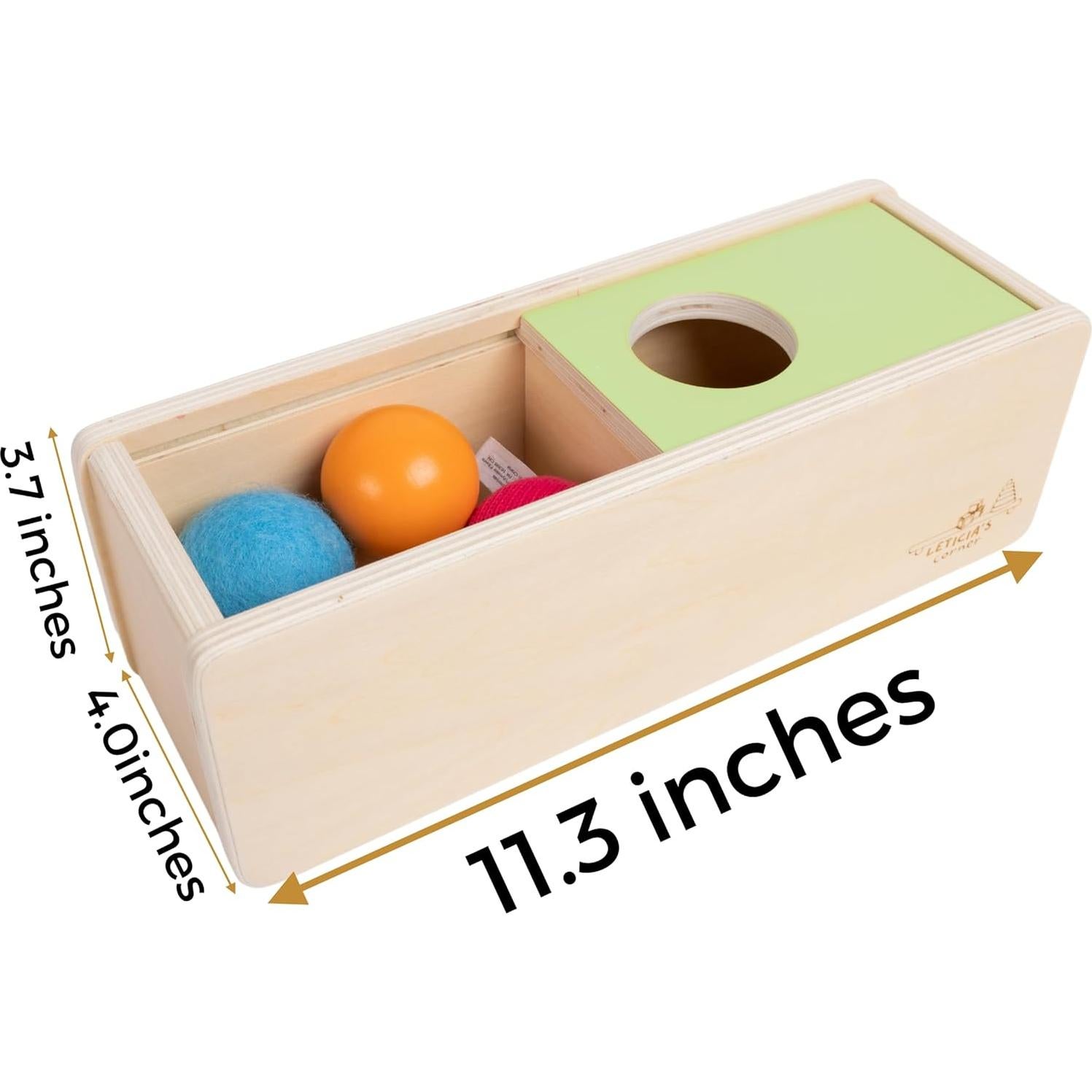 Caja Montessori de Permanencia de Objetos Leticia - Juguete 6+ meses