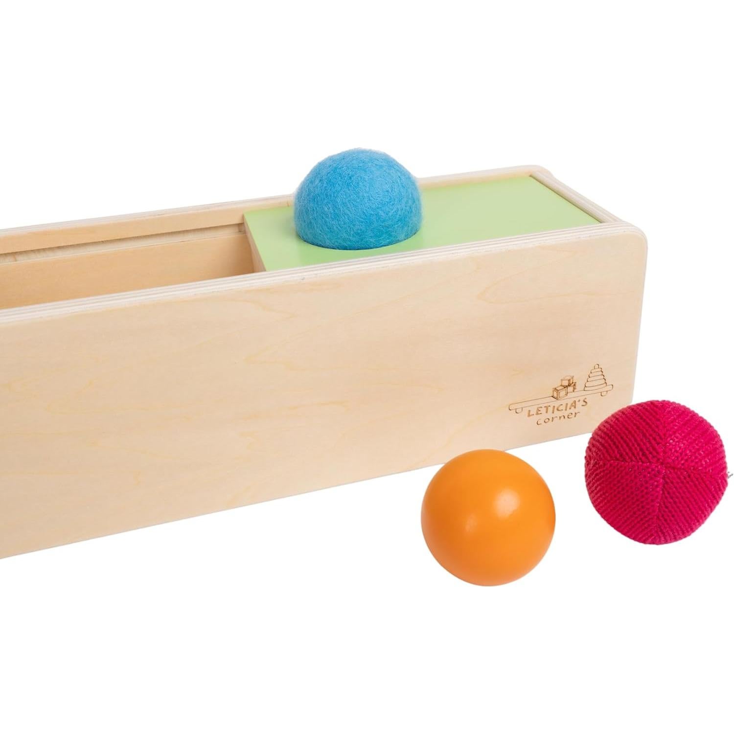 Caja Montessori de Permanencia de Objetos Leticia - Juguete 6+ meses