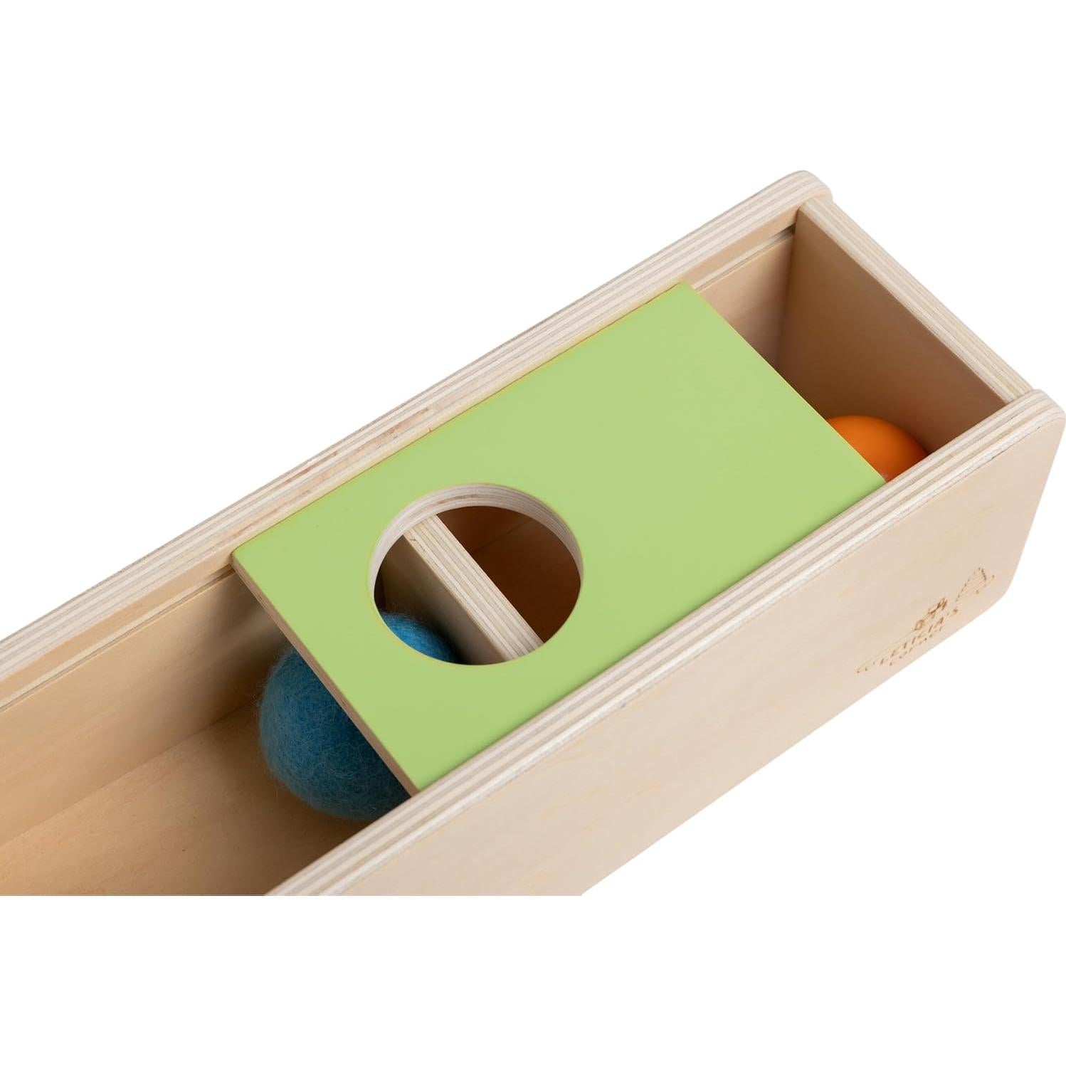 Caja Montessori de Permanencia de Objetos Leticia - Juguete 6+ meses