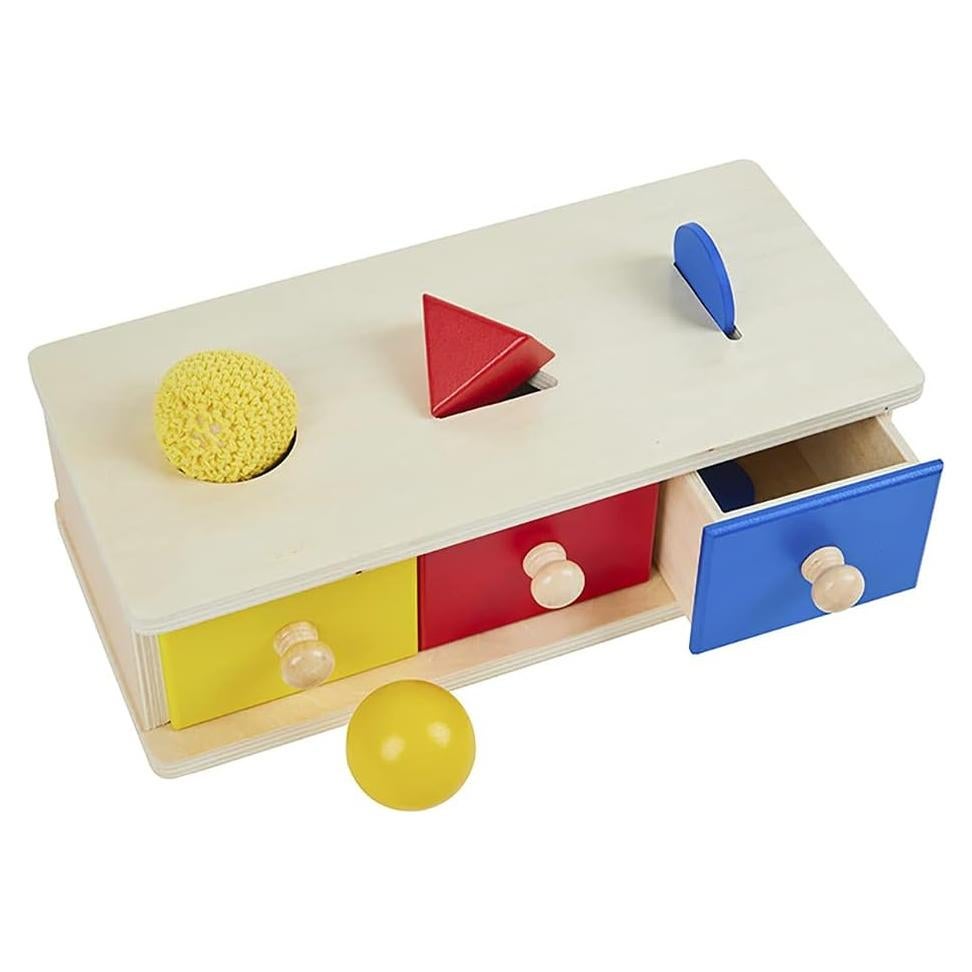 Caja Montessori Kghios 4 en 1 para Bebés 6-36 Meses
