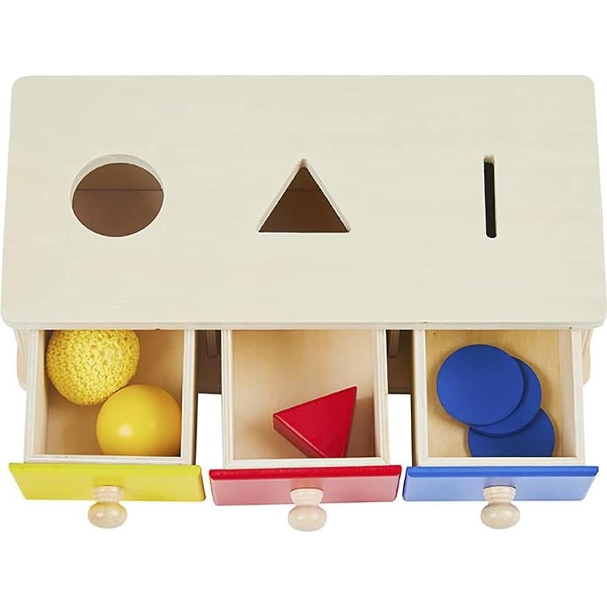 Caja Montessori Kghios 4 en 1 para Bebés 6-36 Meses