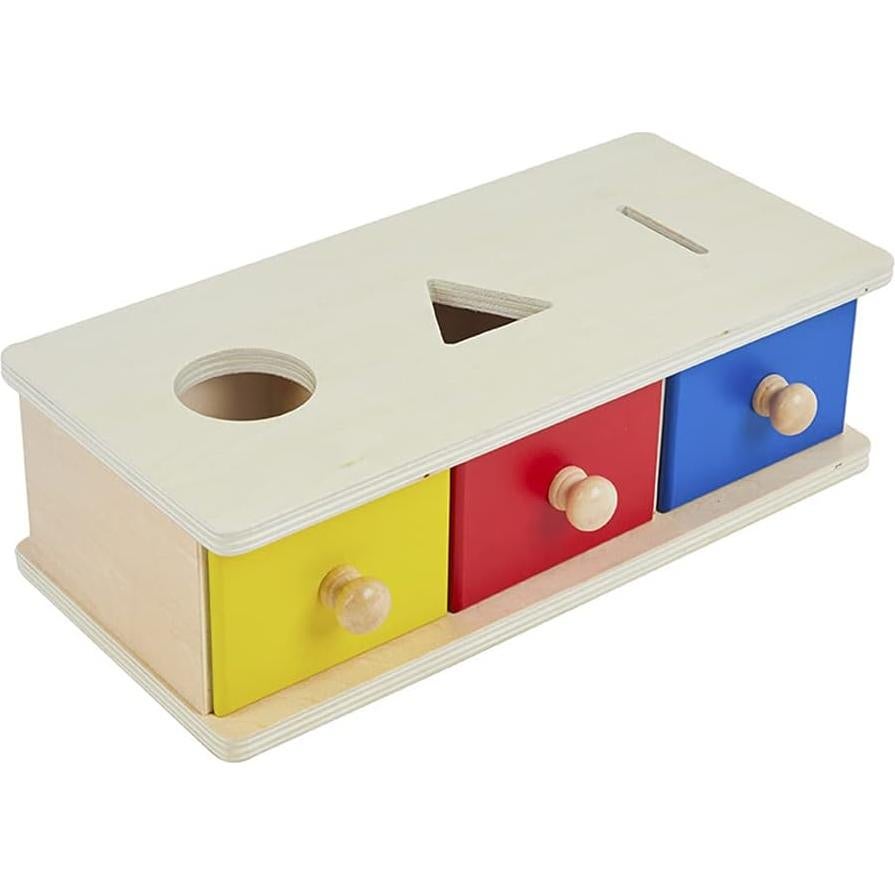 Caja Montessori Kghios 4 en 1 para Bebés 6-36 Meses