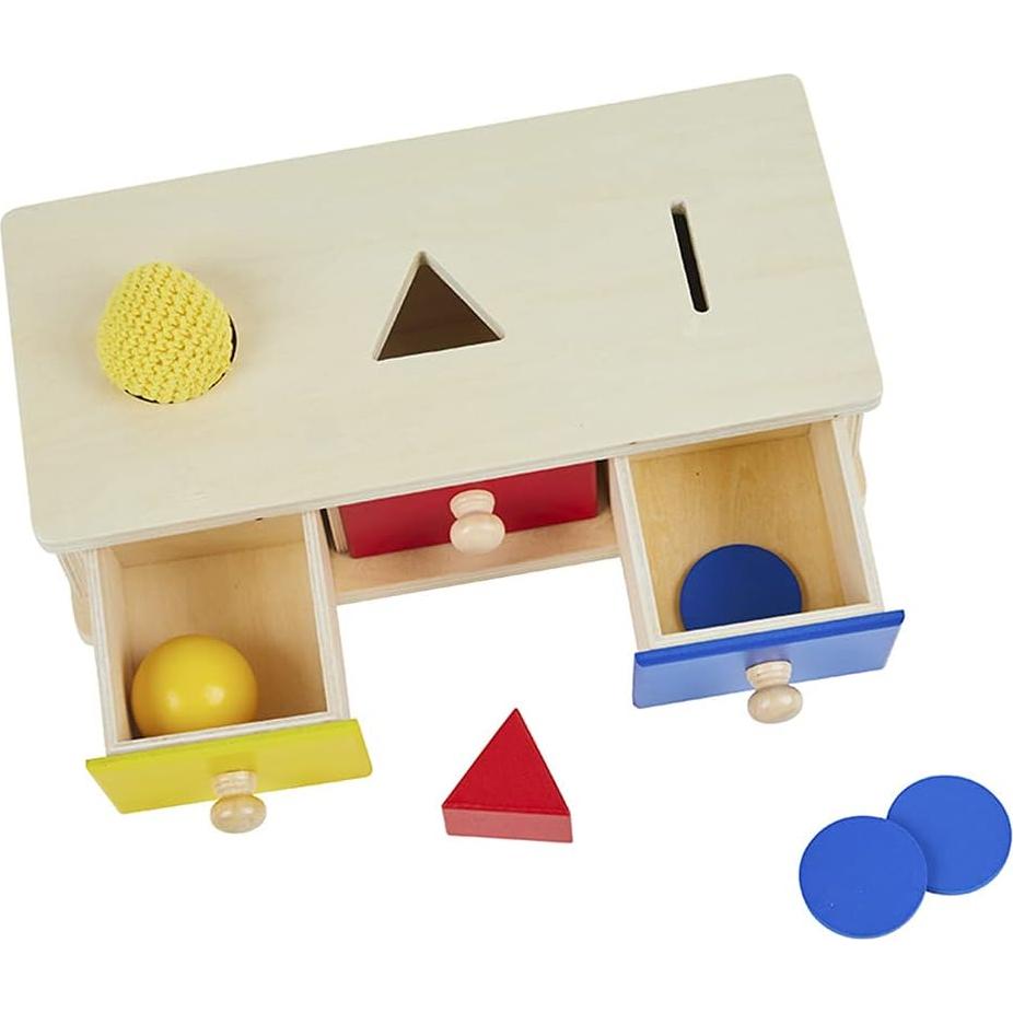 Caja Montessori Kghios 4 en 1 para Bebés 6-36 Meses