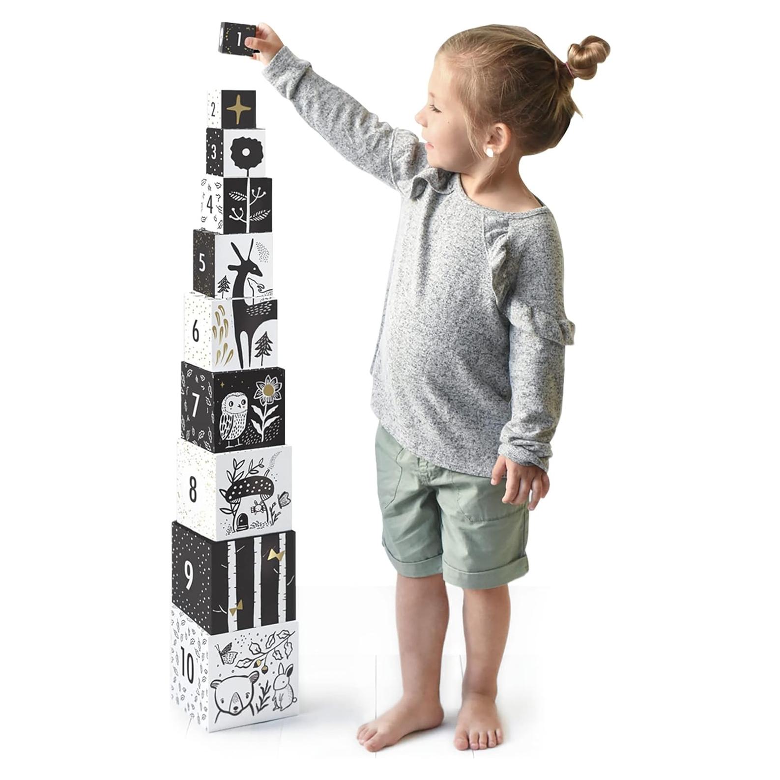 Bloques Anidados Wee Gallery - Juguetes Educativos 10 Piezas