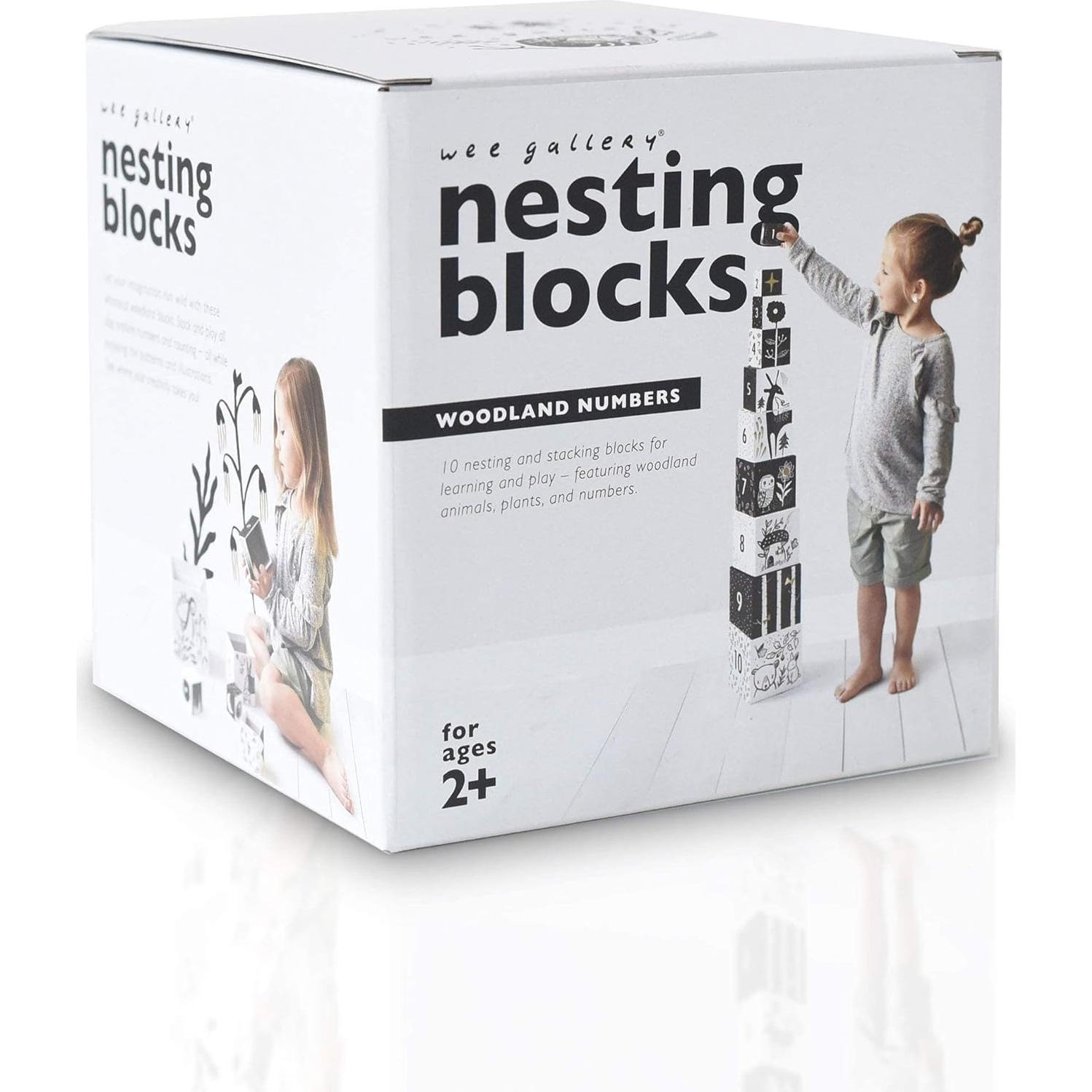 Bloques Anidados Wee Gallery - Juguetes Educativos 10 Piezas