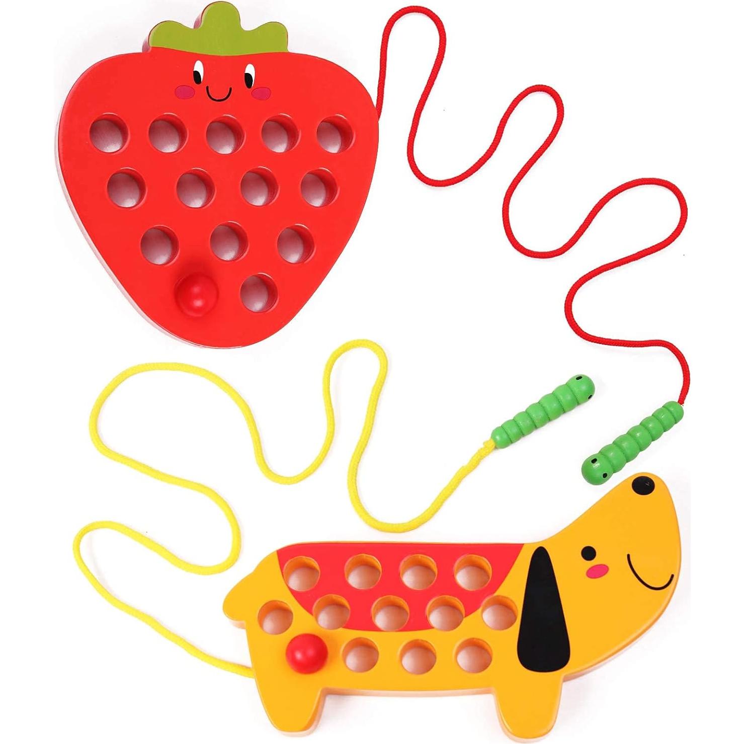 Juguete de Aprendizaje Matemático GEMEM - Enhebrado y Conteo