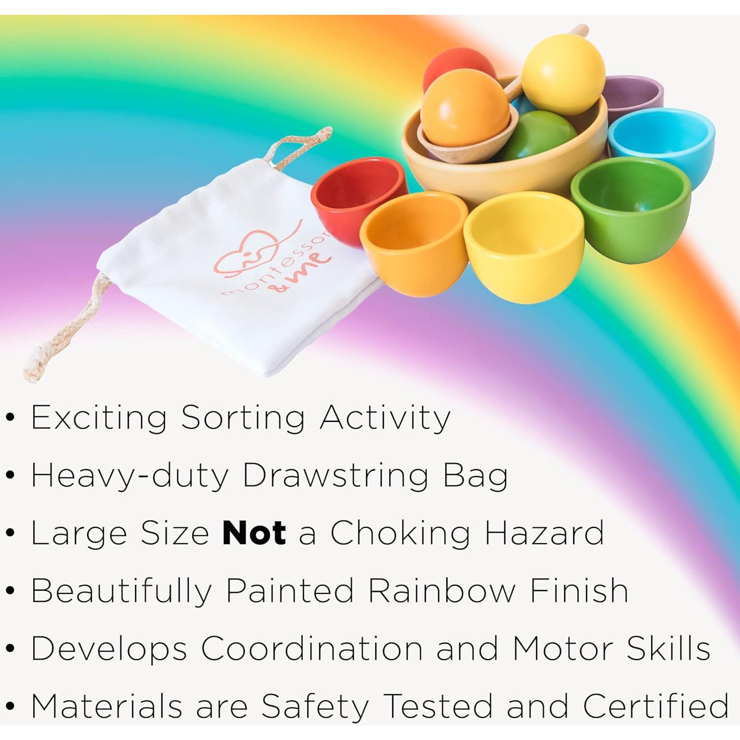 Paquete Montessori y Yo - Mesa, Sillas, Juego de Bolas y Cuentas