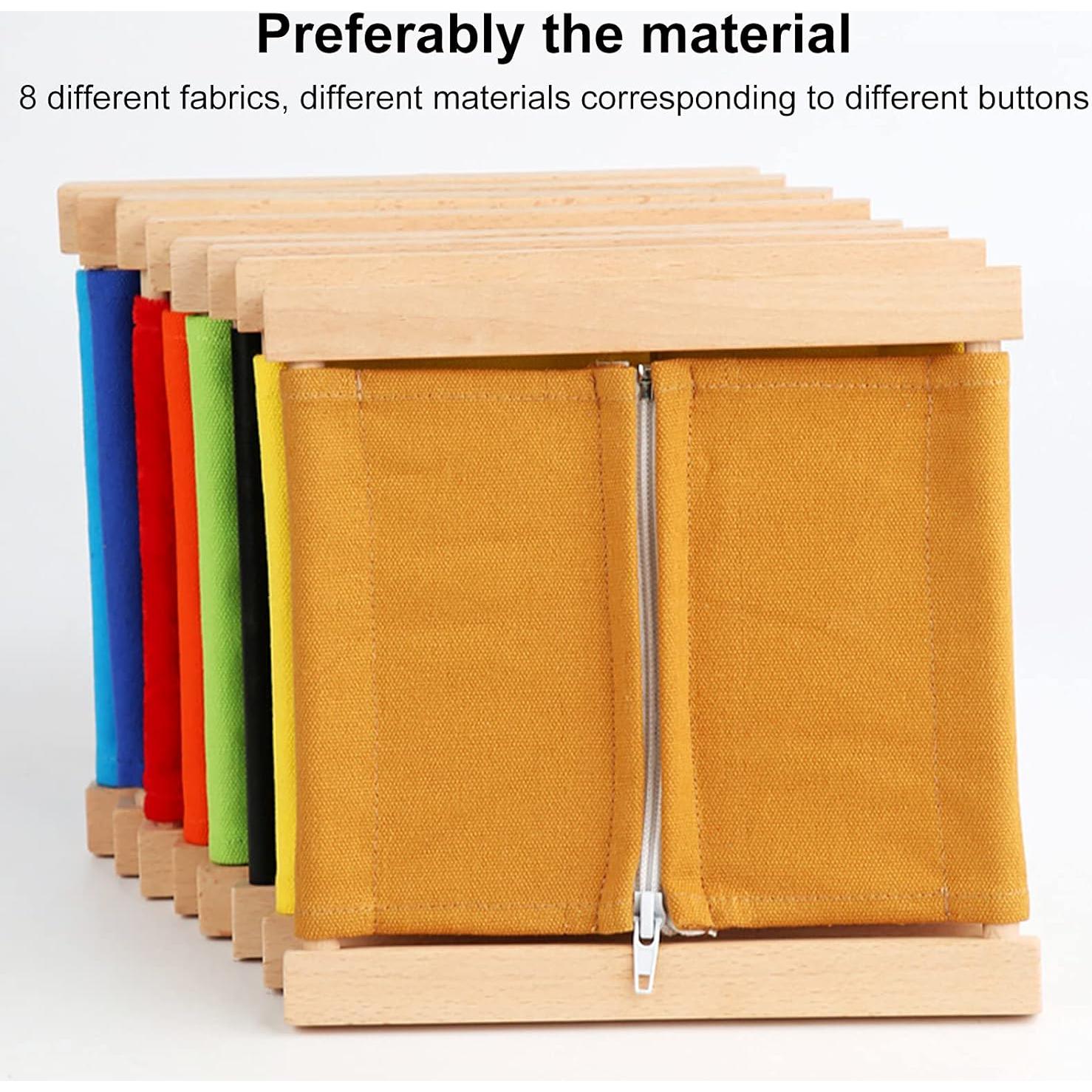 Juego de Vestir Montessori WEBEEDY - 8 Tableros de Aprendizaje