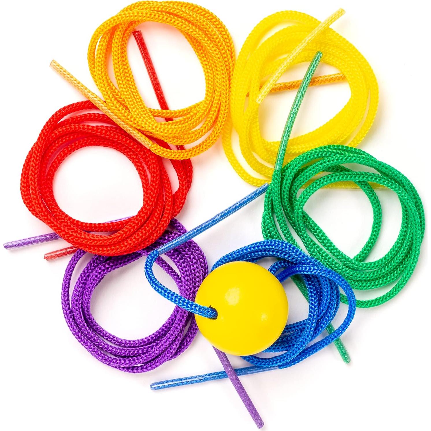 Constructor Sensorial de Perlas de Madera Stages - 96 Piezas