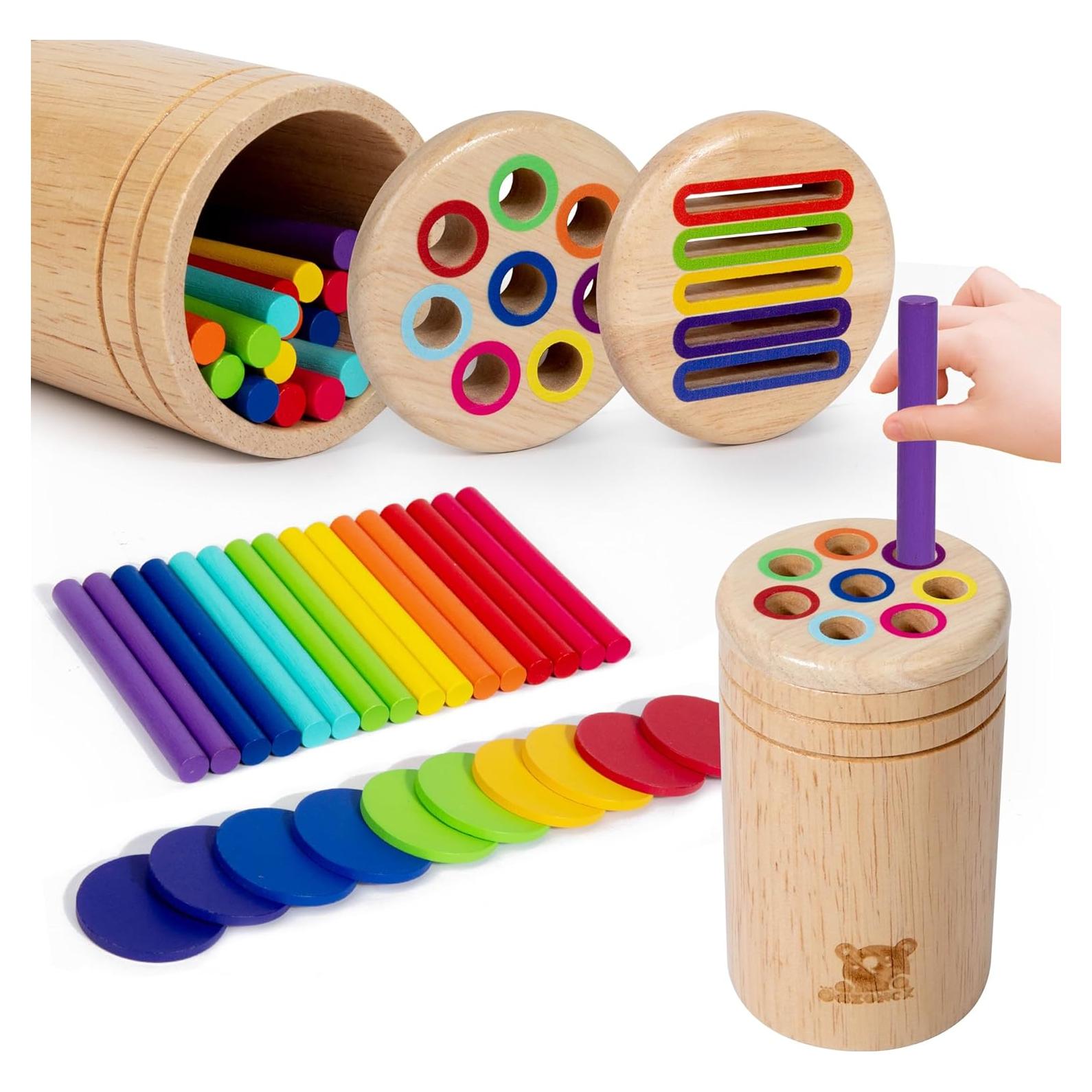 Juguete de Clasificación de Colores de Madera Create MZBT01