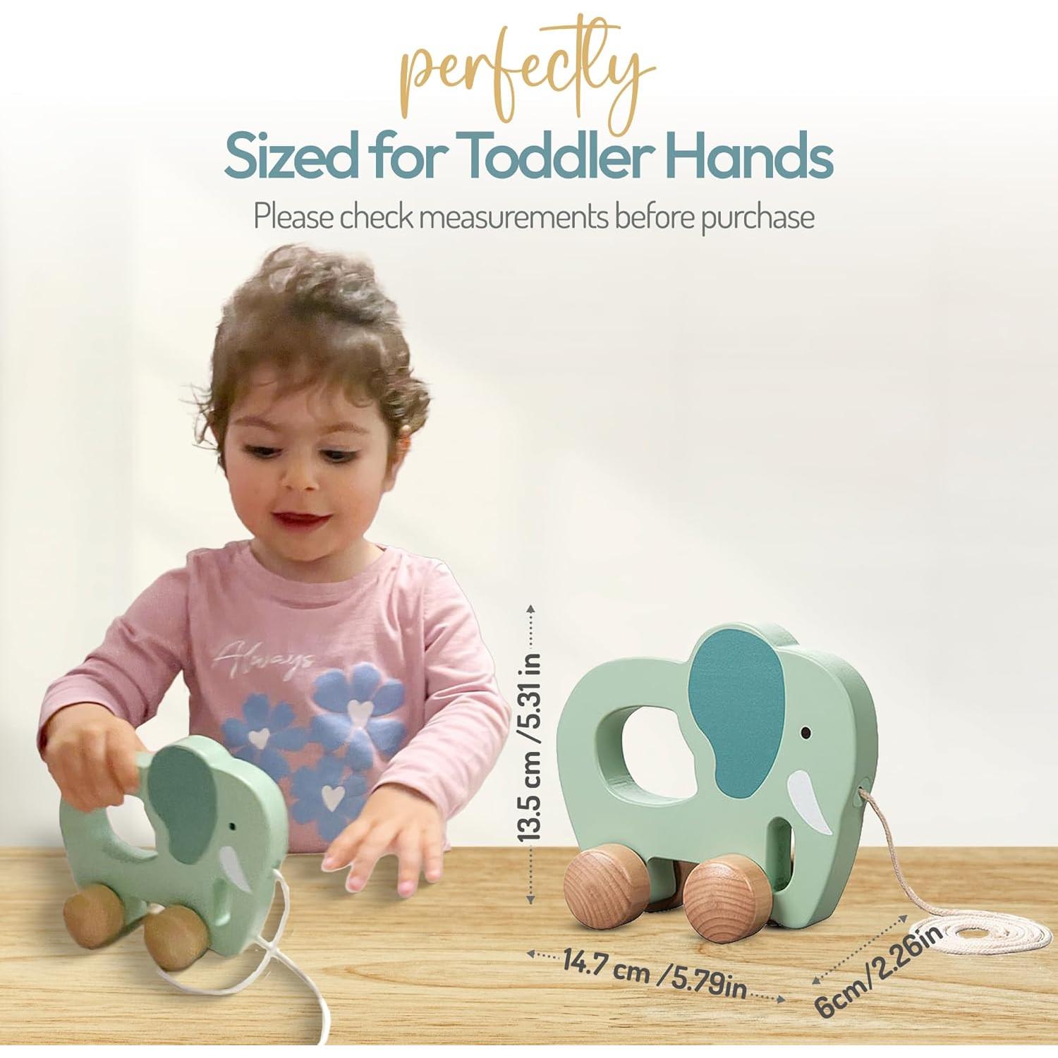 Juguetes Montessori ELLIANI de Madera 3 en 1 para Bebés