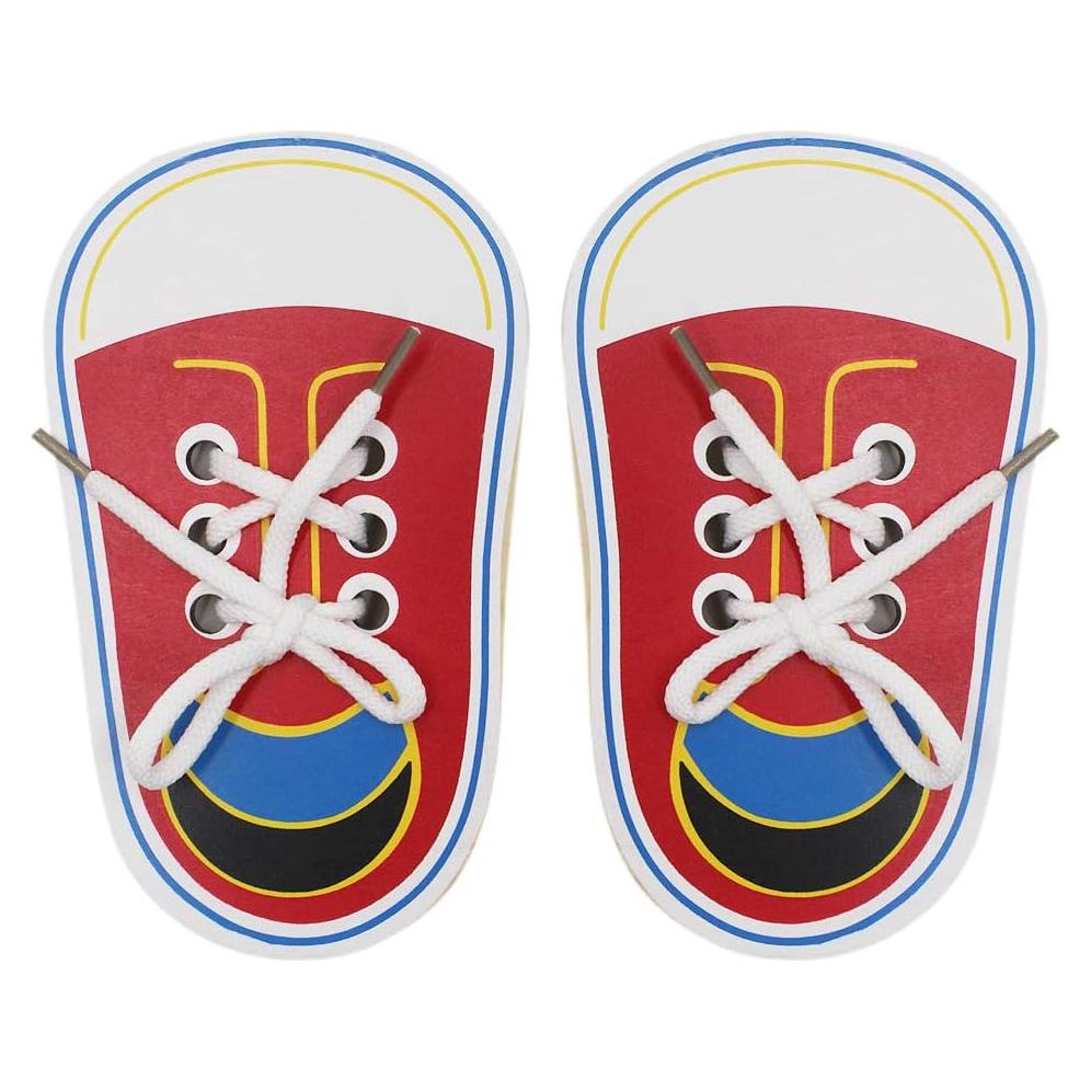 RARITYUS Juguete de Enhebrado de Madera Paquete de 2