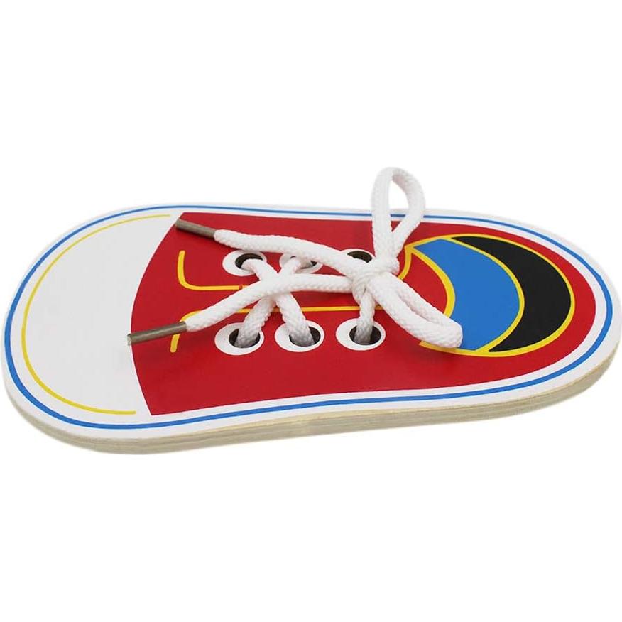 RARITYUS Juguete de Enhebrado de Madera Paquete de 2