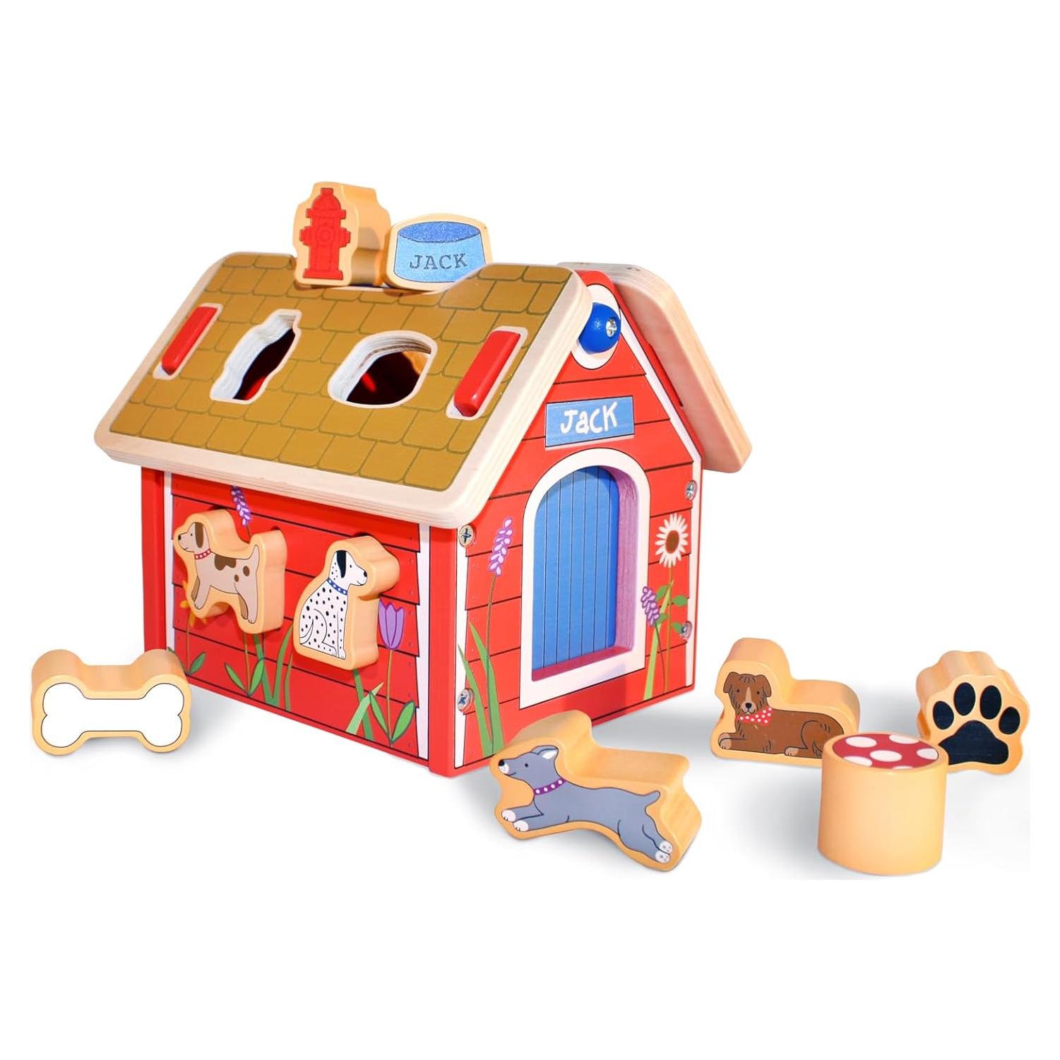 Juguete Clasificador de Formas Casa de Perro Jack Rabbit 18+ Meses