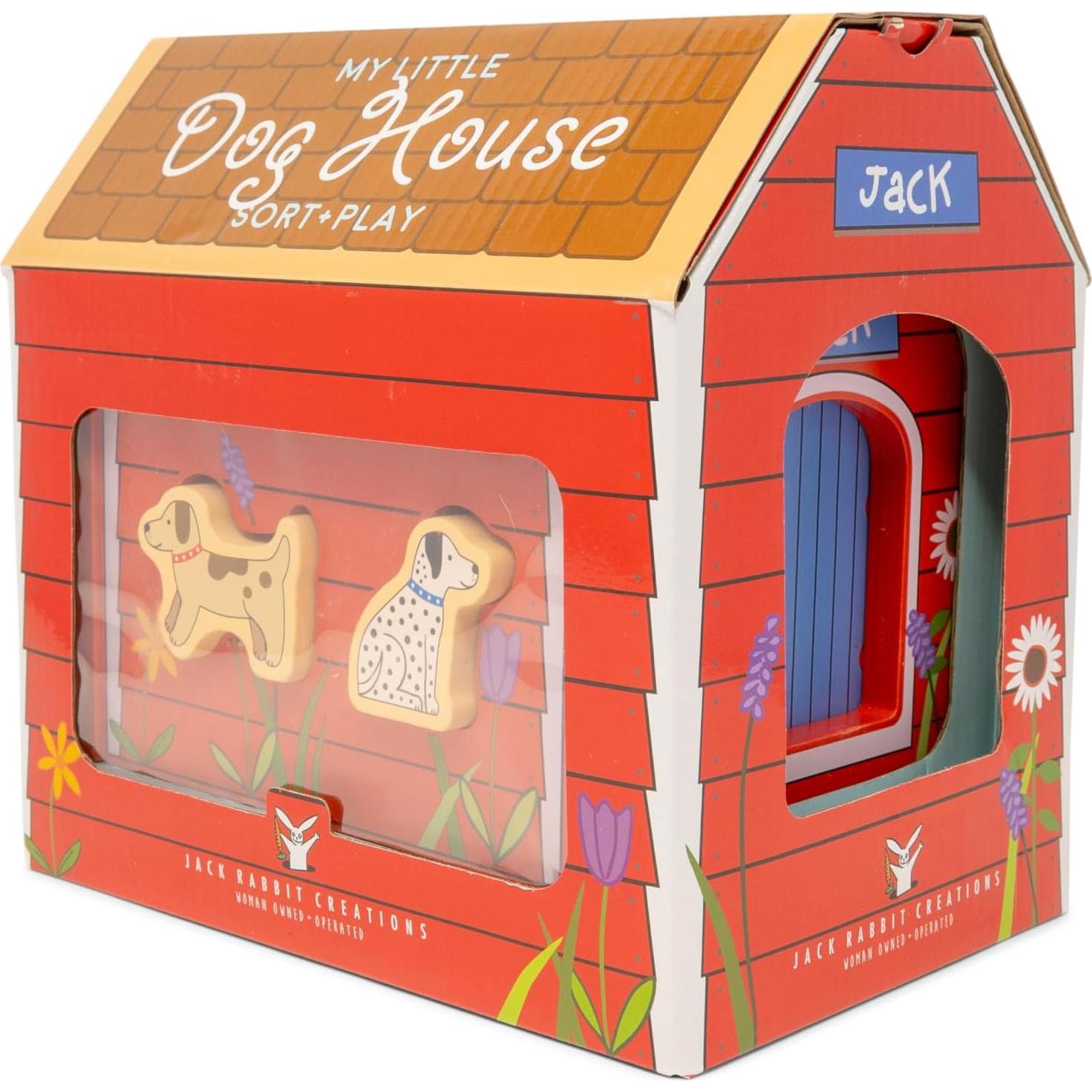 Juguete Clasificador de Formas Casa de Perro Jack Rabbit 18+ Meses