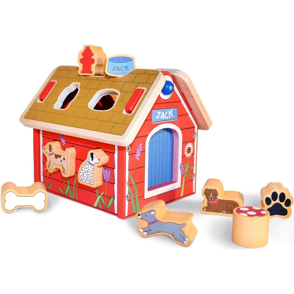 Juguete Clasificador de Formas Casa de Perro Jack Rabbit 18+ Meses
