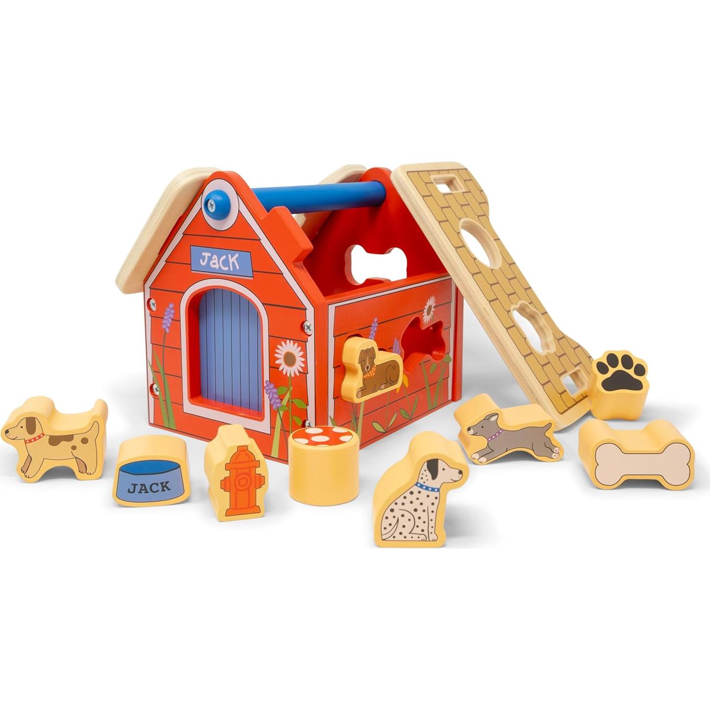 Juguete Clasificador de Formas Casa de Perro Jack Rabbit 18+ Meses