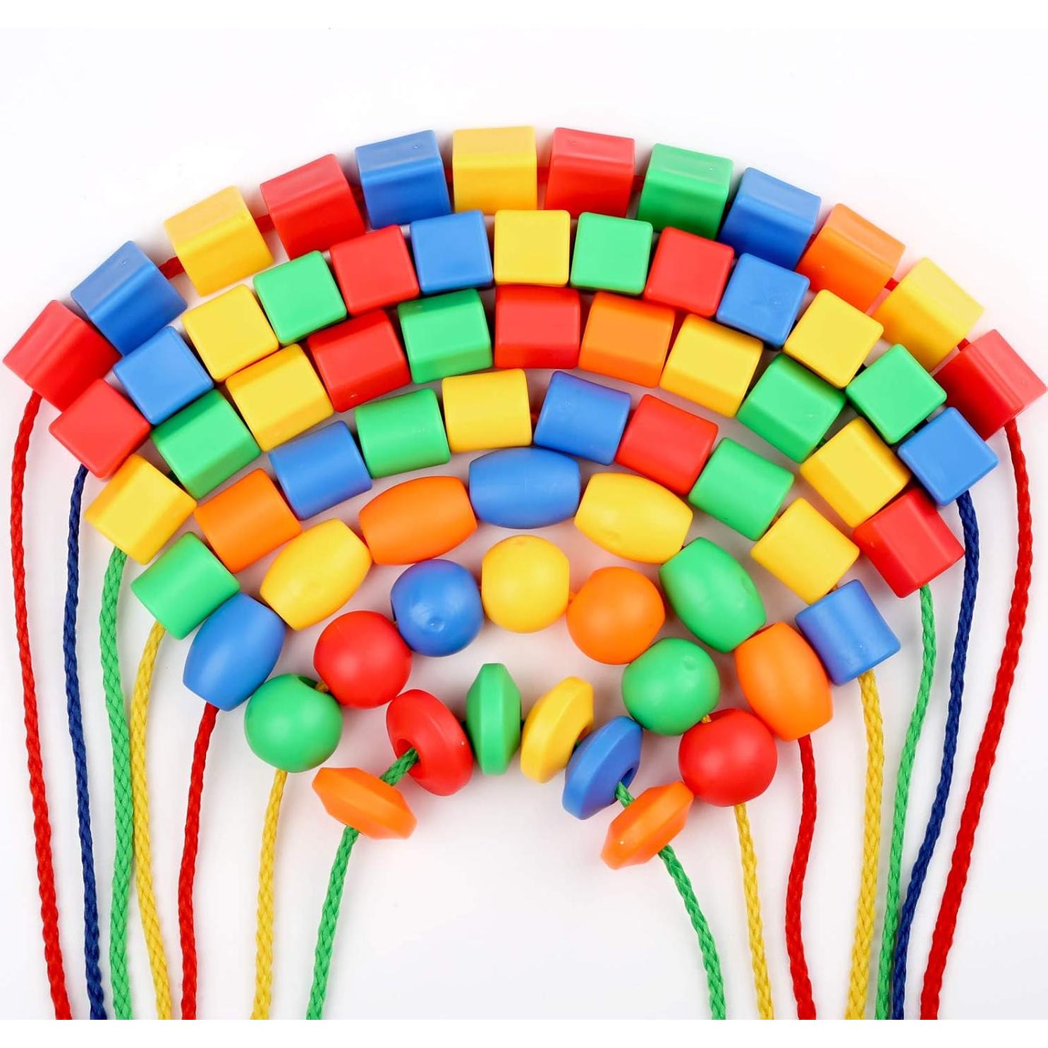 Cuentas de Enhebrar para Niños BMTOYS - 70 Piezas Coloridas