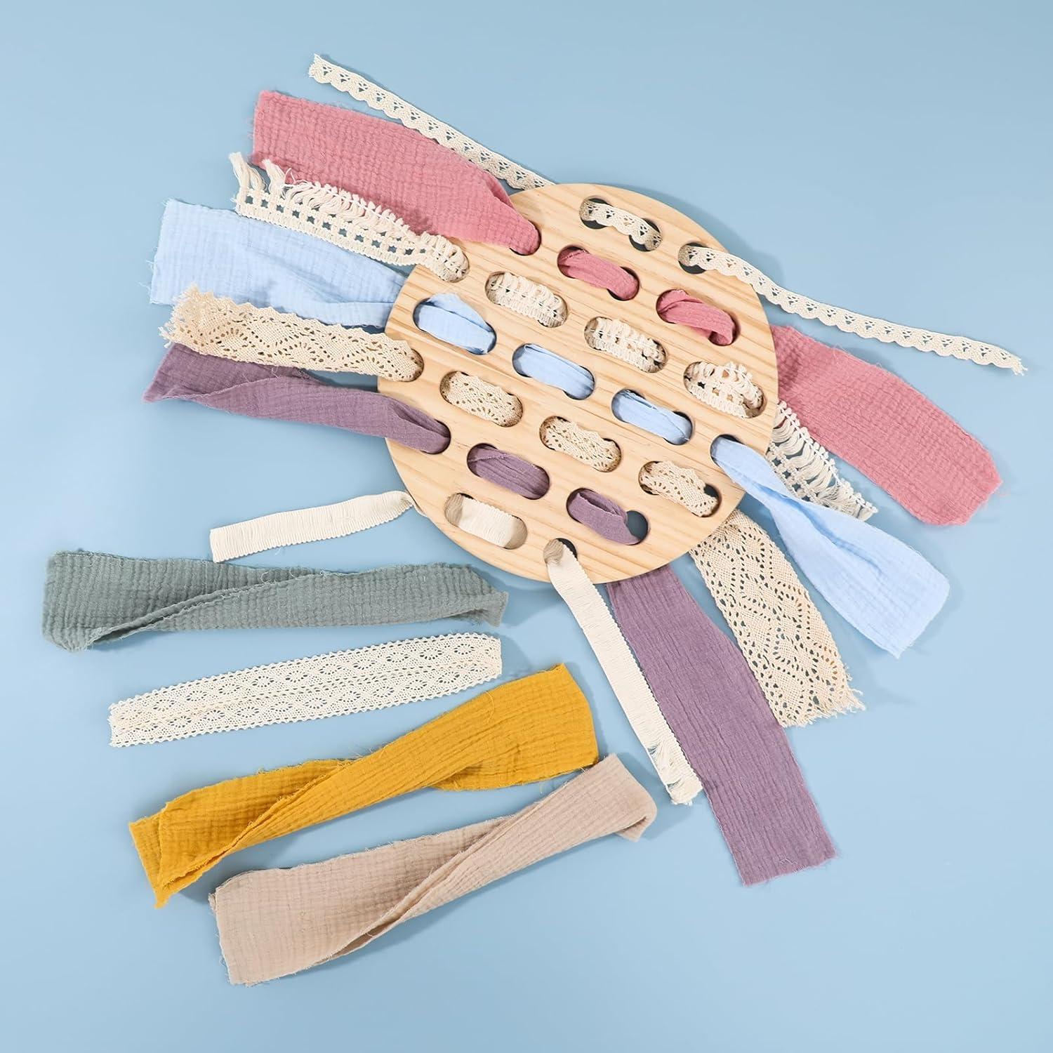 Tablero de Tejido de Madera COTTOVE 29x29 cm Montessori