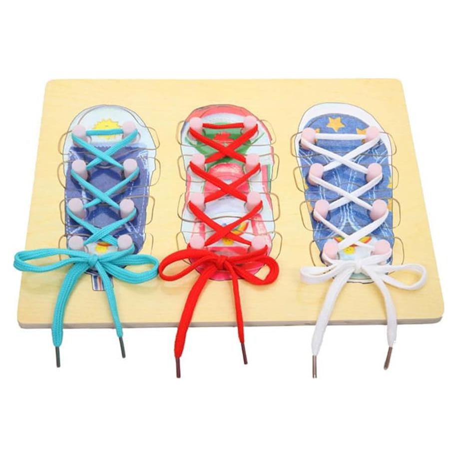 Kit de Enseñanza para Atar Zapatos Toyvian - Juguete Educativo