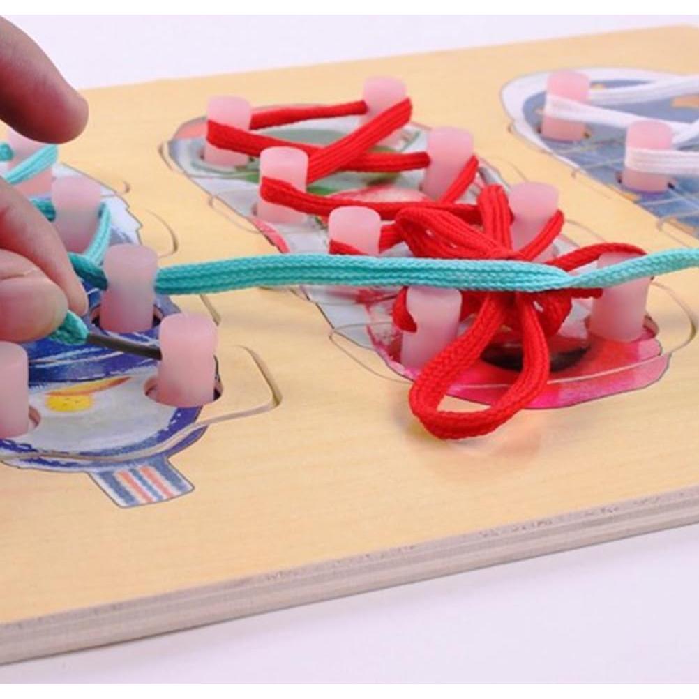 Kit de Enseñanza para Atar Zapatos Toyvian - Juguete Educativo