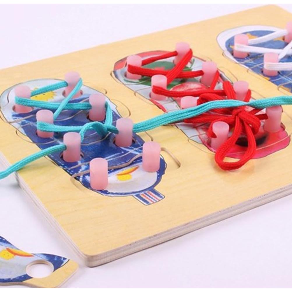Kit de Enseñanza para Atar Zapatos Toyvian - Juguete Educativo