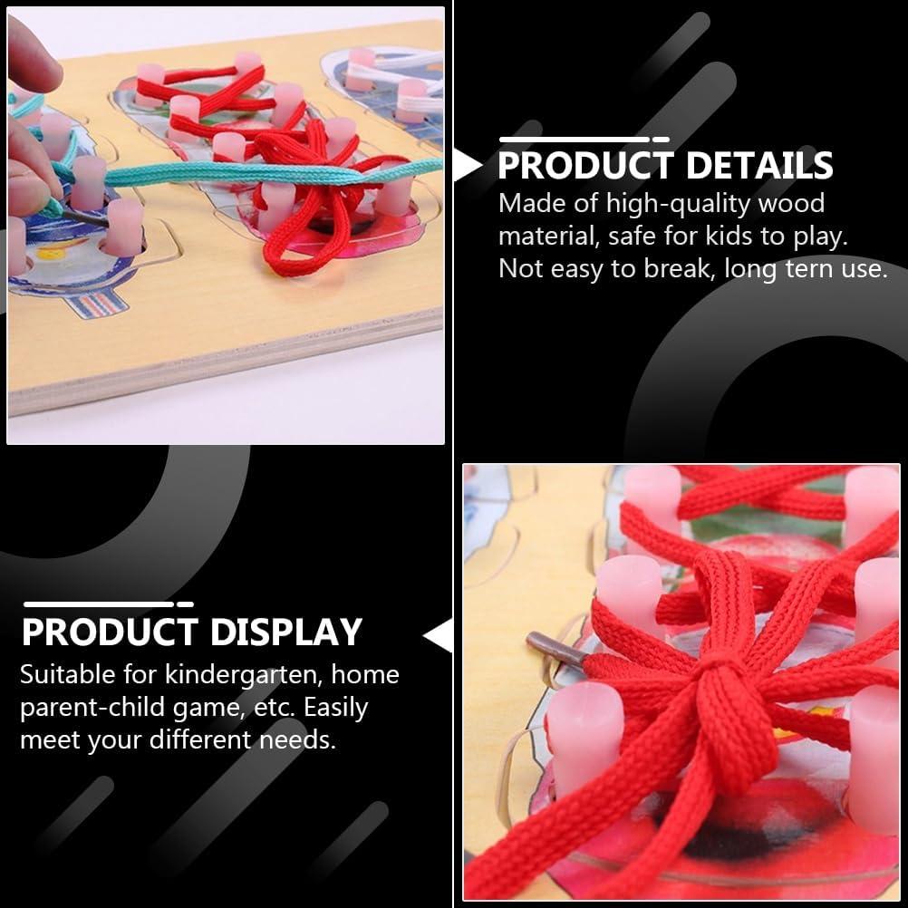 Kit de Enseñanza para Atar Zapatos Toyvian - Juguete Educativo