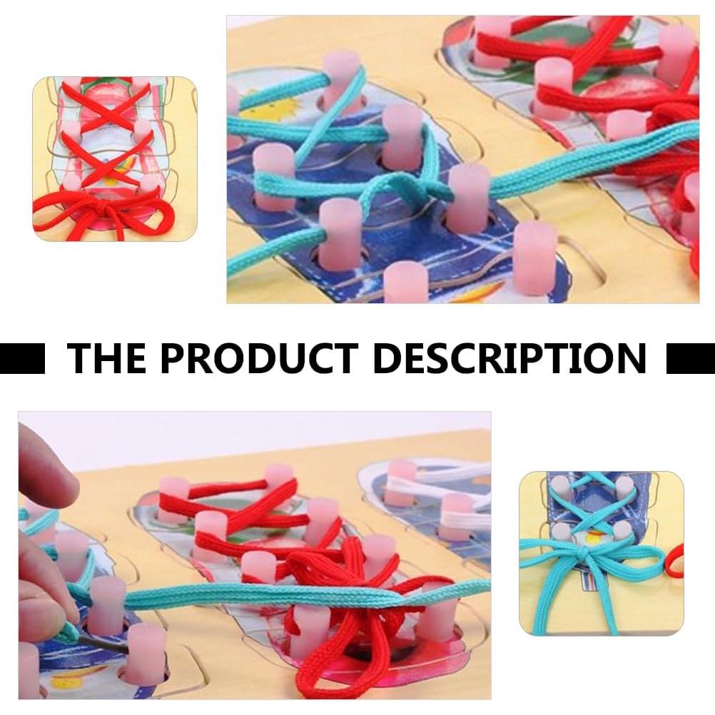 Kit de Enseñanza para Atar Zapatos Toyvian - Juguete Educativo