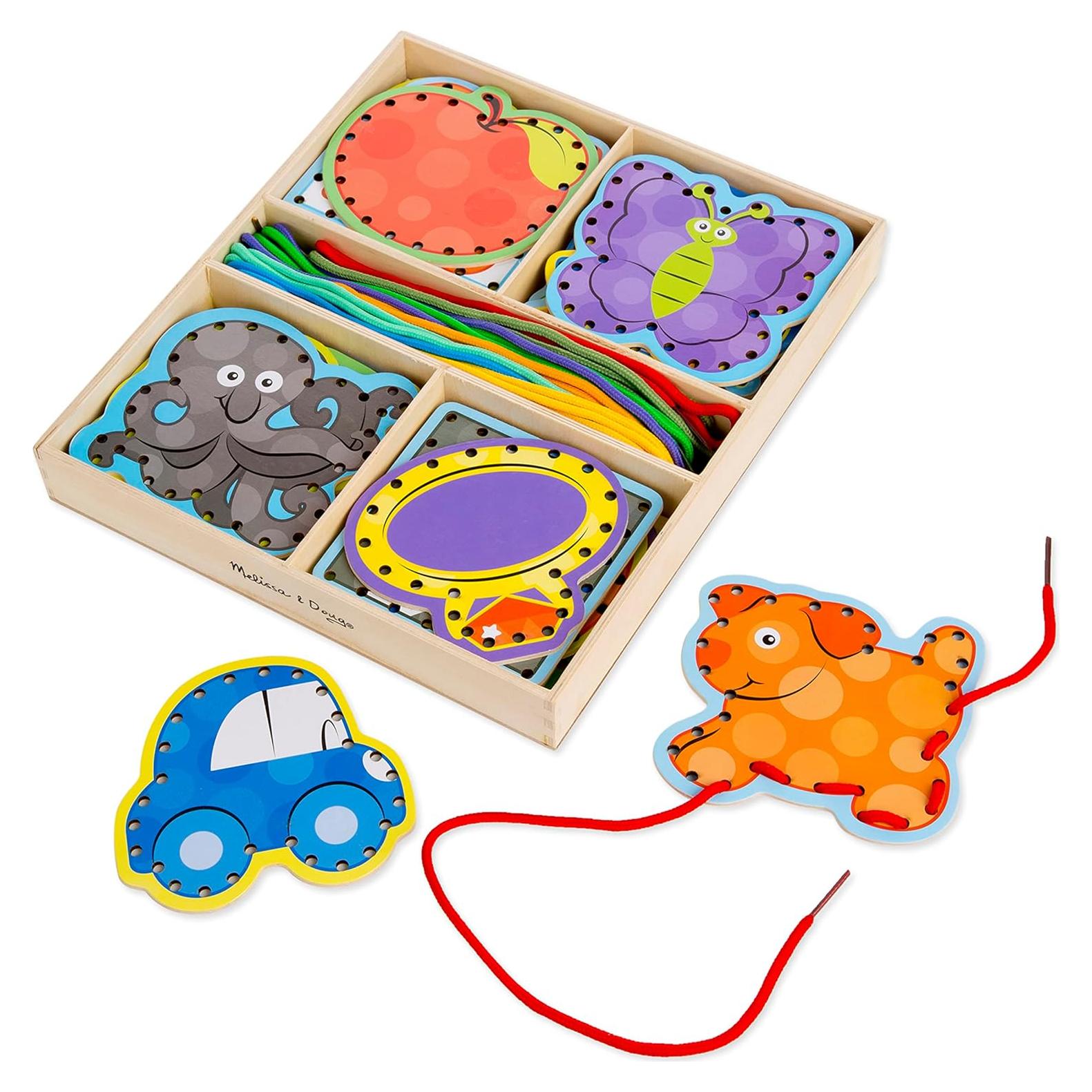 Tarjetas de Enhebrado de Letras Melissa & Doug - 26 Piezas