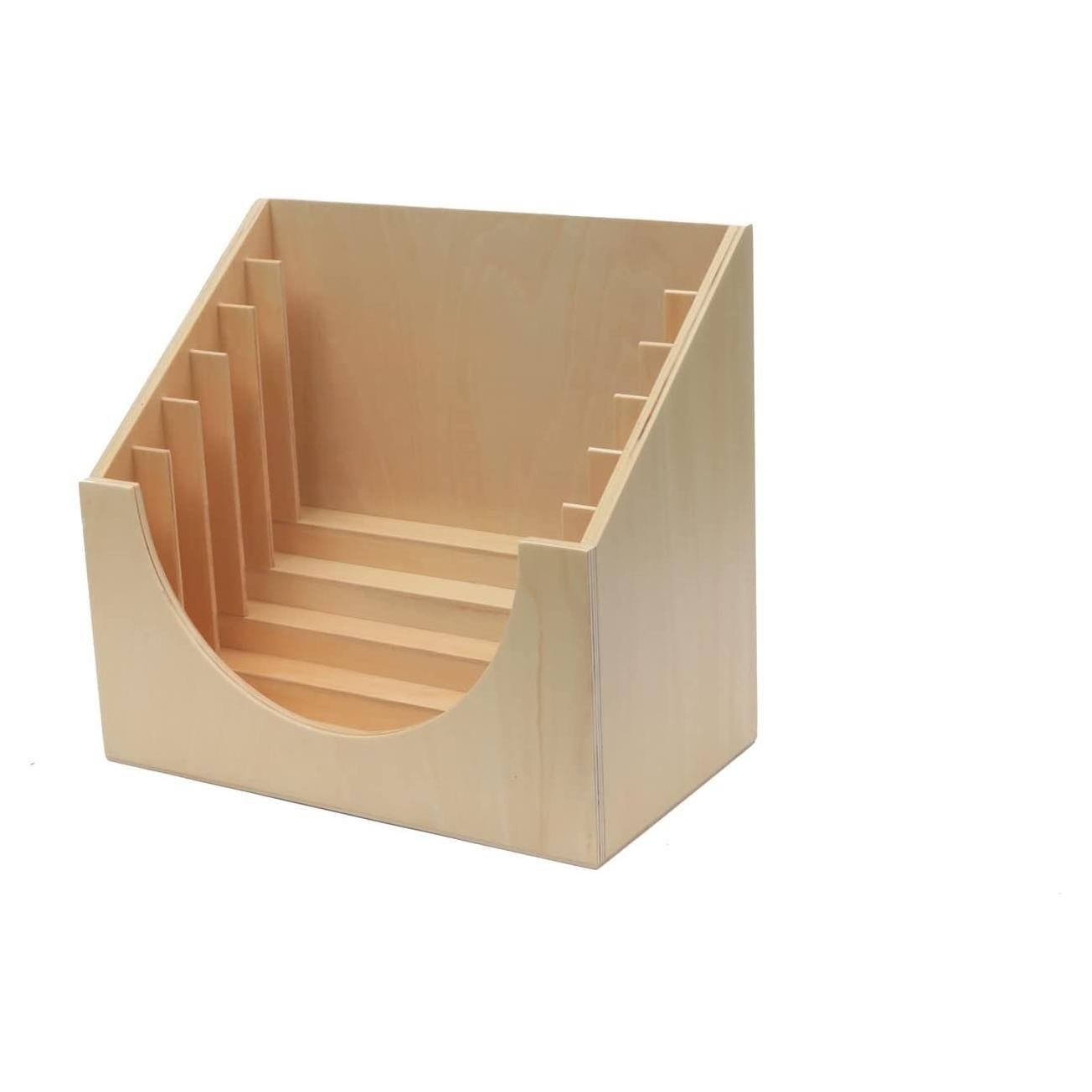 Soporte de Madera Montessori para 6 Marcos de Vestir - Juguetes Educativos