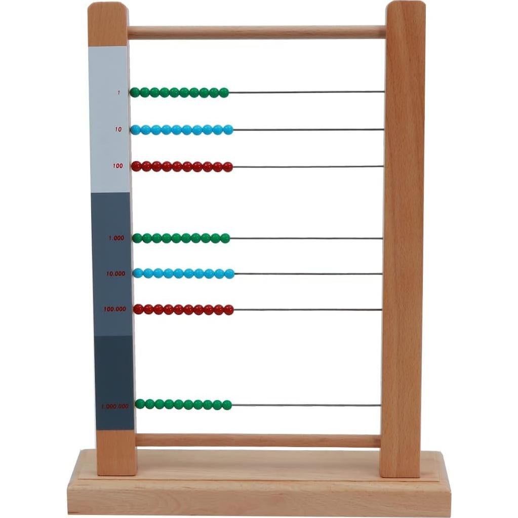 Marco de Cuentas Grande Montessori - Herramienta Educativa 0.94 kg