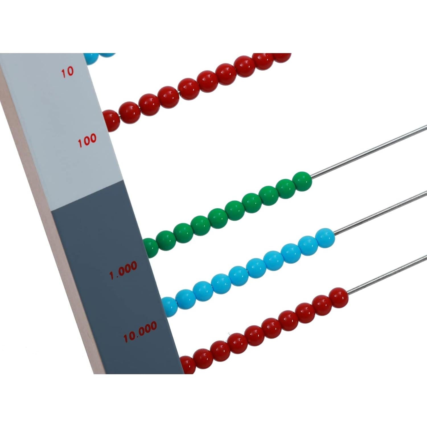 Marco de Cuentas Grande Montessori - Herramienta Educativa 0.94 kg
