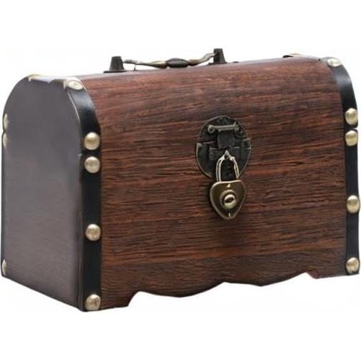 Banca de Cerdo de Madera Ragyzity con Cerradura 19x15x15 cm