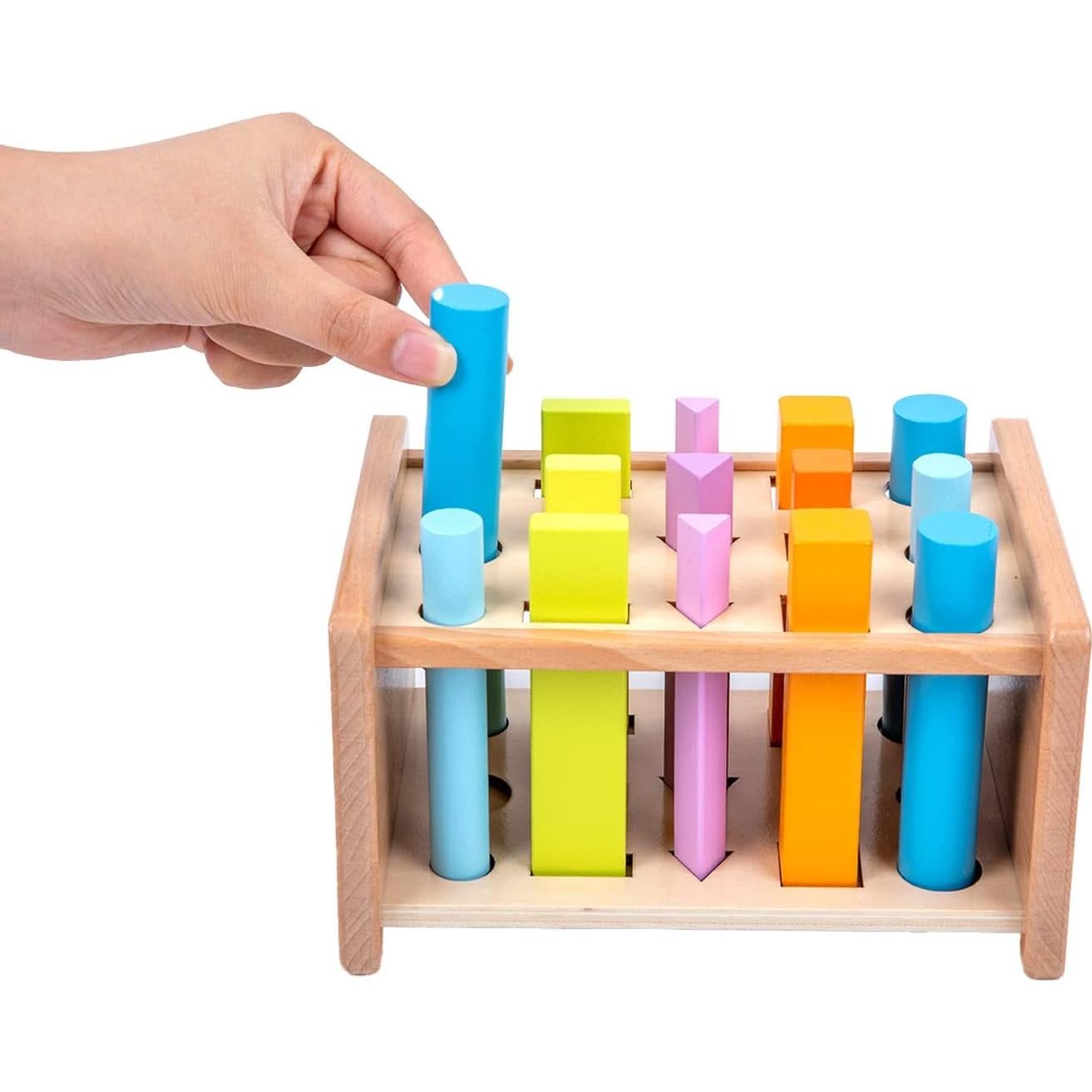 Juguete Educativo de Clasificación de Formas de Madera Montessori