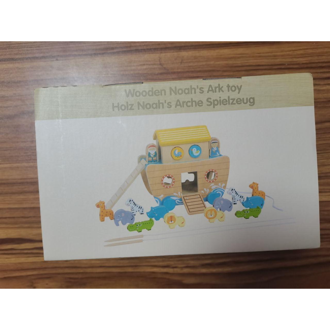 Juguete de Madera Arca de Noé Montessori para Niños 1-3 Años