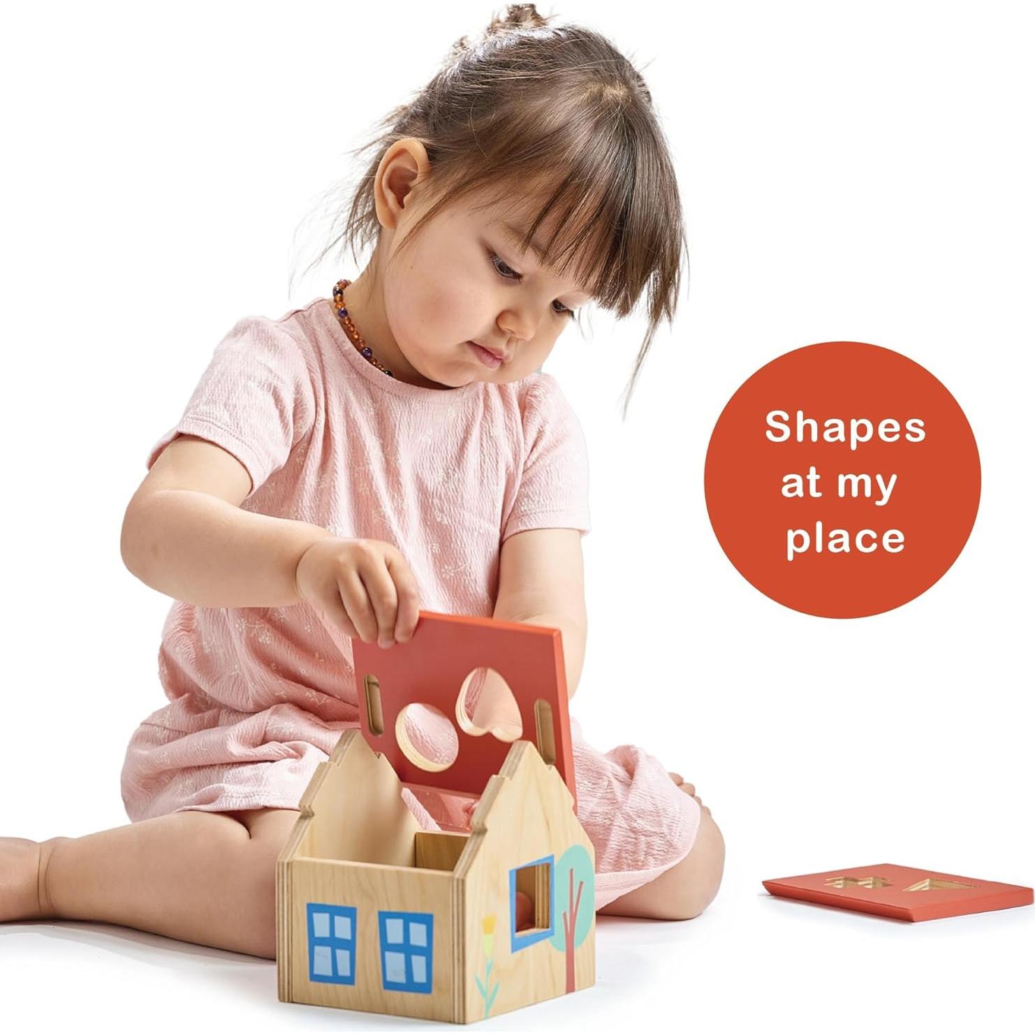 Casa Clasificadora de Formas Mentari - Juguete Educativo 12m+