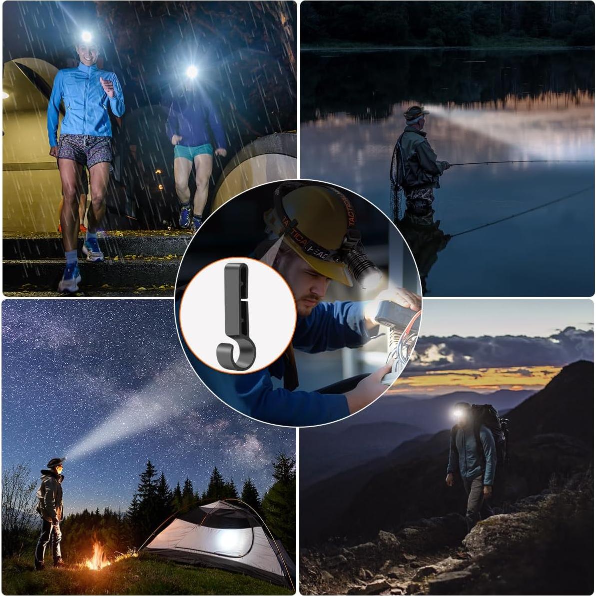 Linterna Frontal Recargable Rufykiri 2Pack 150000LM 4 Modos