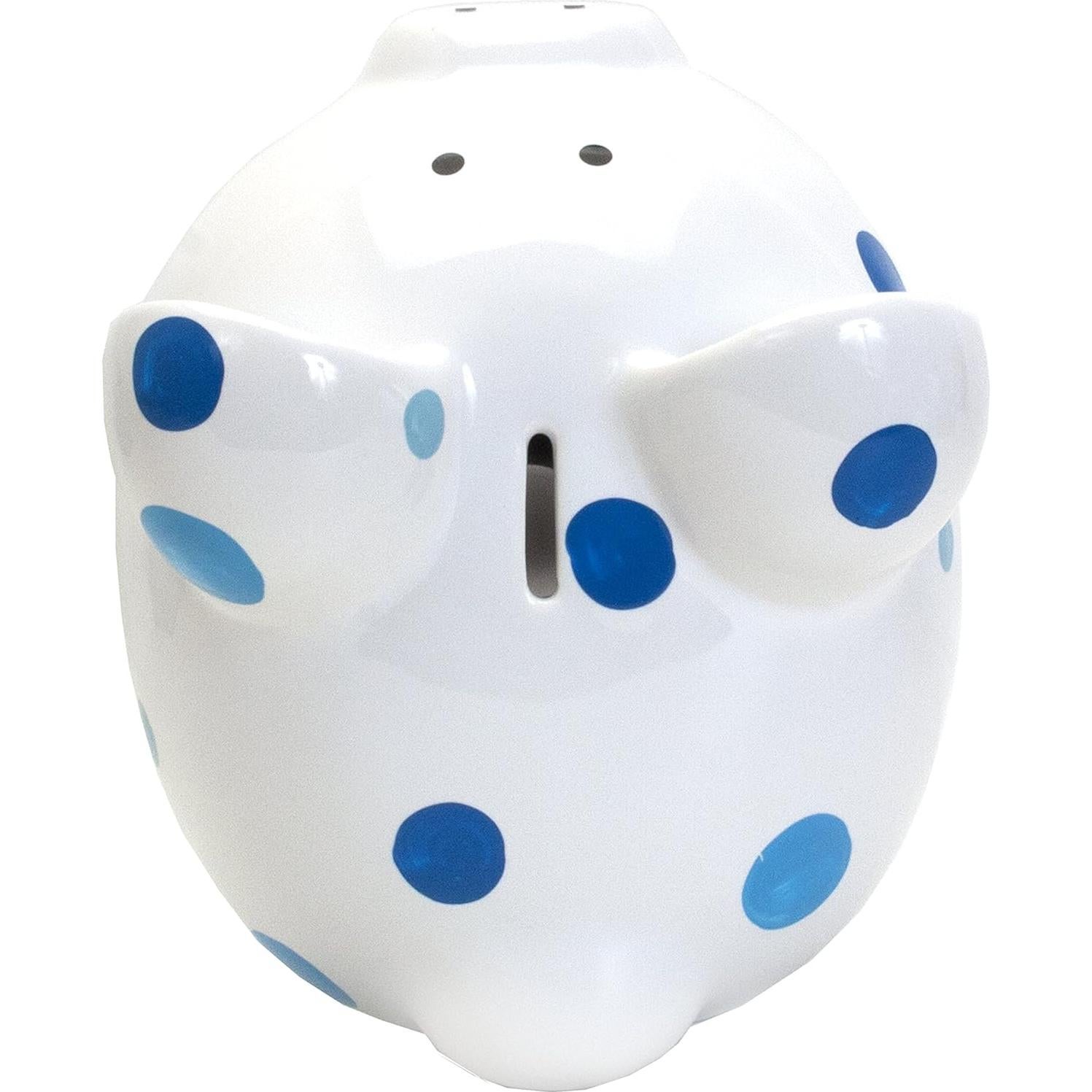 Hucha de Cerámica Lunares Azul Child to Cherish 20x17 cm