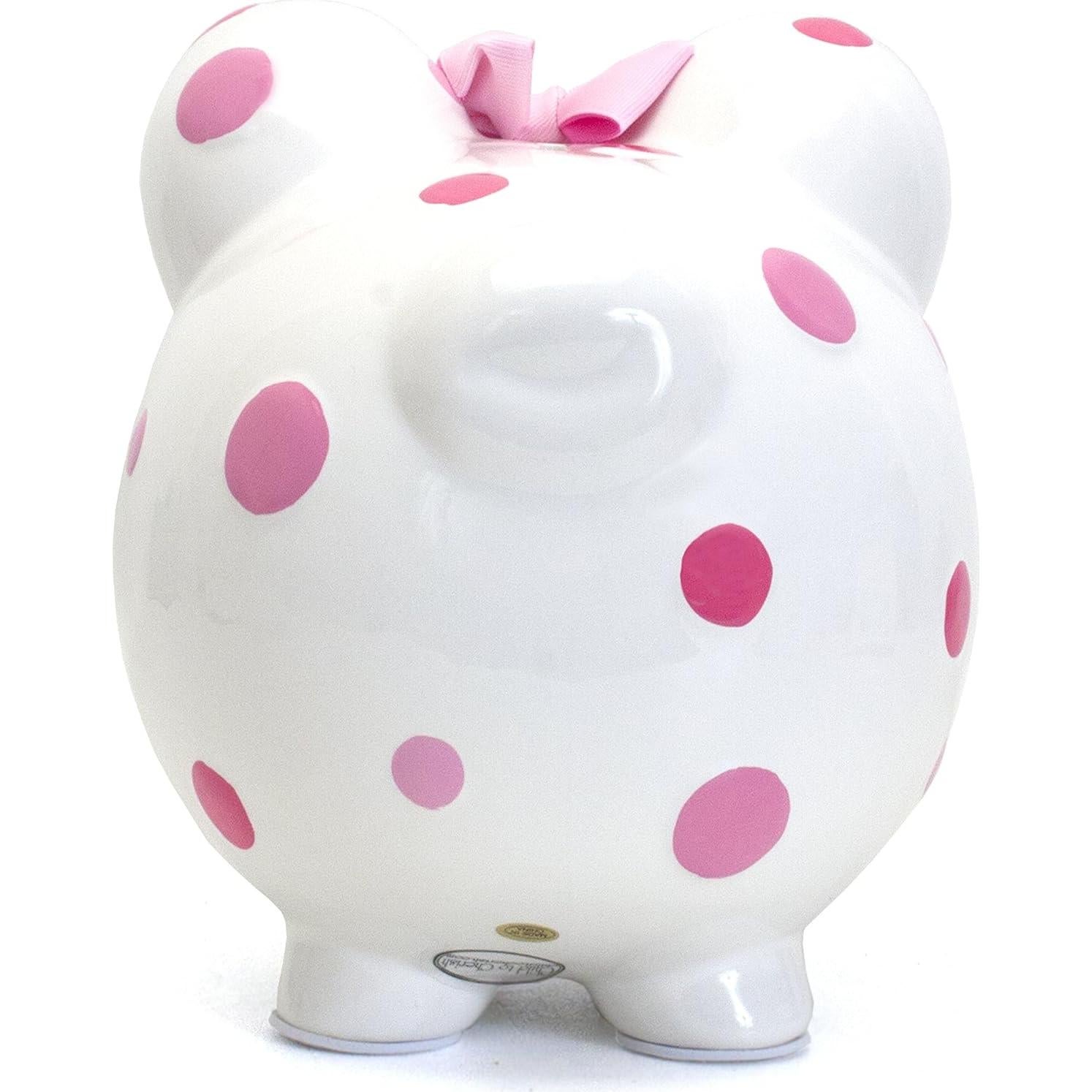 Hucha de Cerámica Rosa Child to Cherish 20.32x17.78 cm