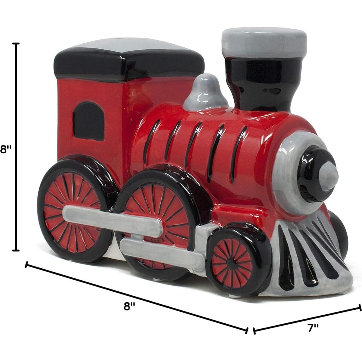 Hucha de Cerdo Pintada a Mano - 20.32x20.32x17.78 cm