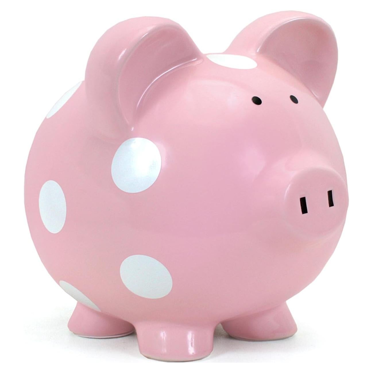 Hucha de Cerámica Rosa Child to Cherish 20.32x17.78cm