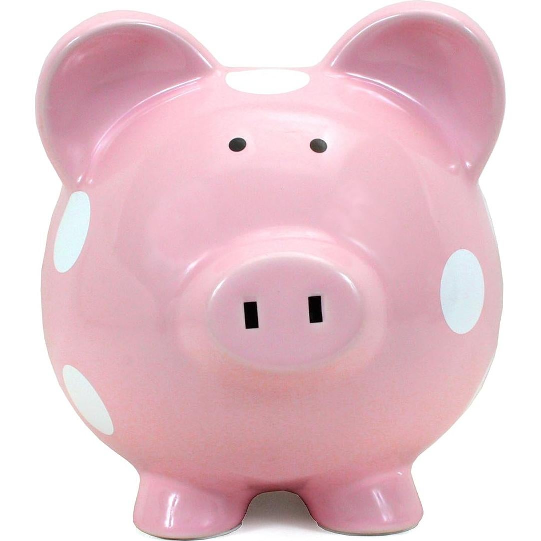 Hucha de Cerámica Rosa Child to Cherish 20.32x17.78cm